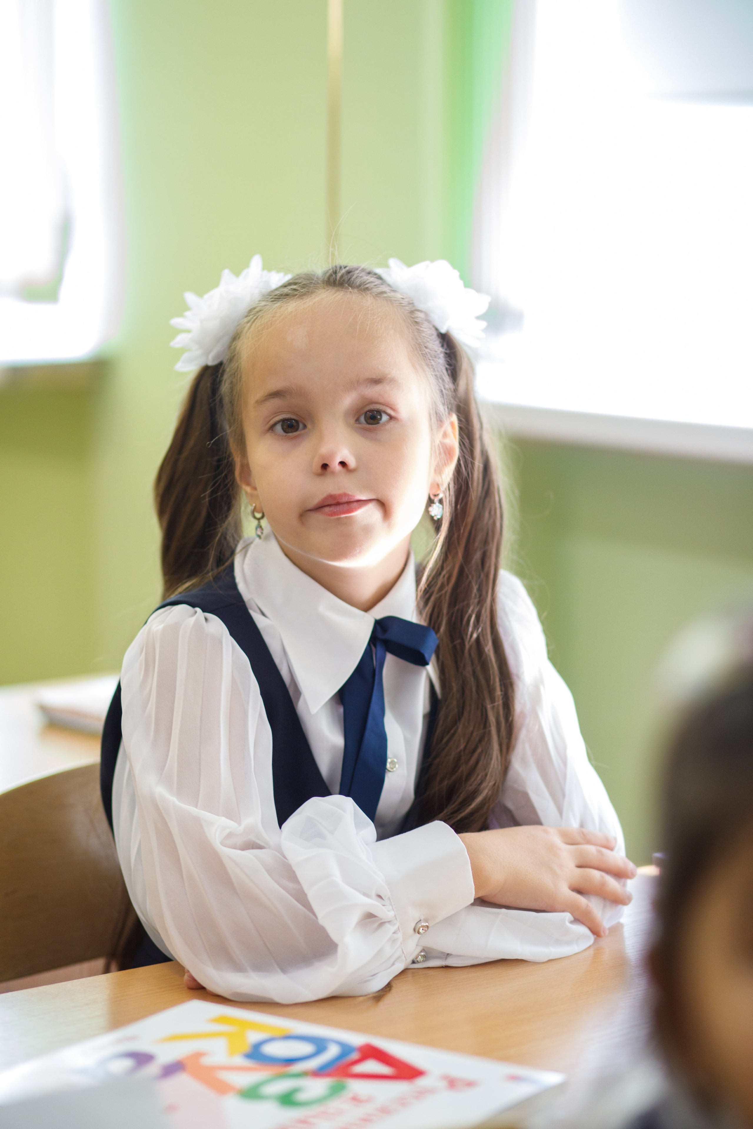 Репортажная съемка первого сентября для первоклассников. Семейный и школьный фотограф в Москве Анна Ткач