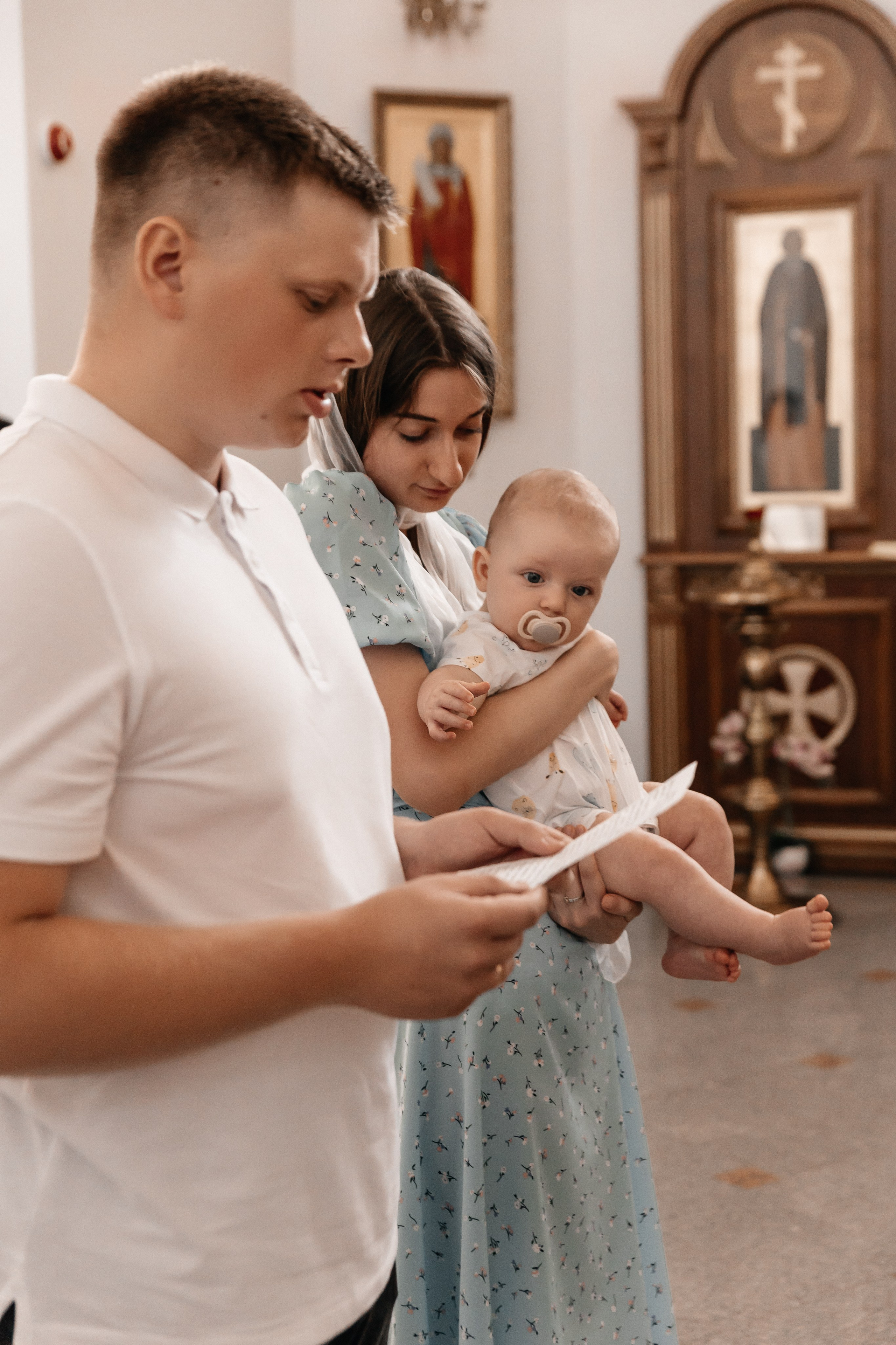 Крещение Роберта. Семейный фотограф Минск Усова Ольга