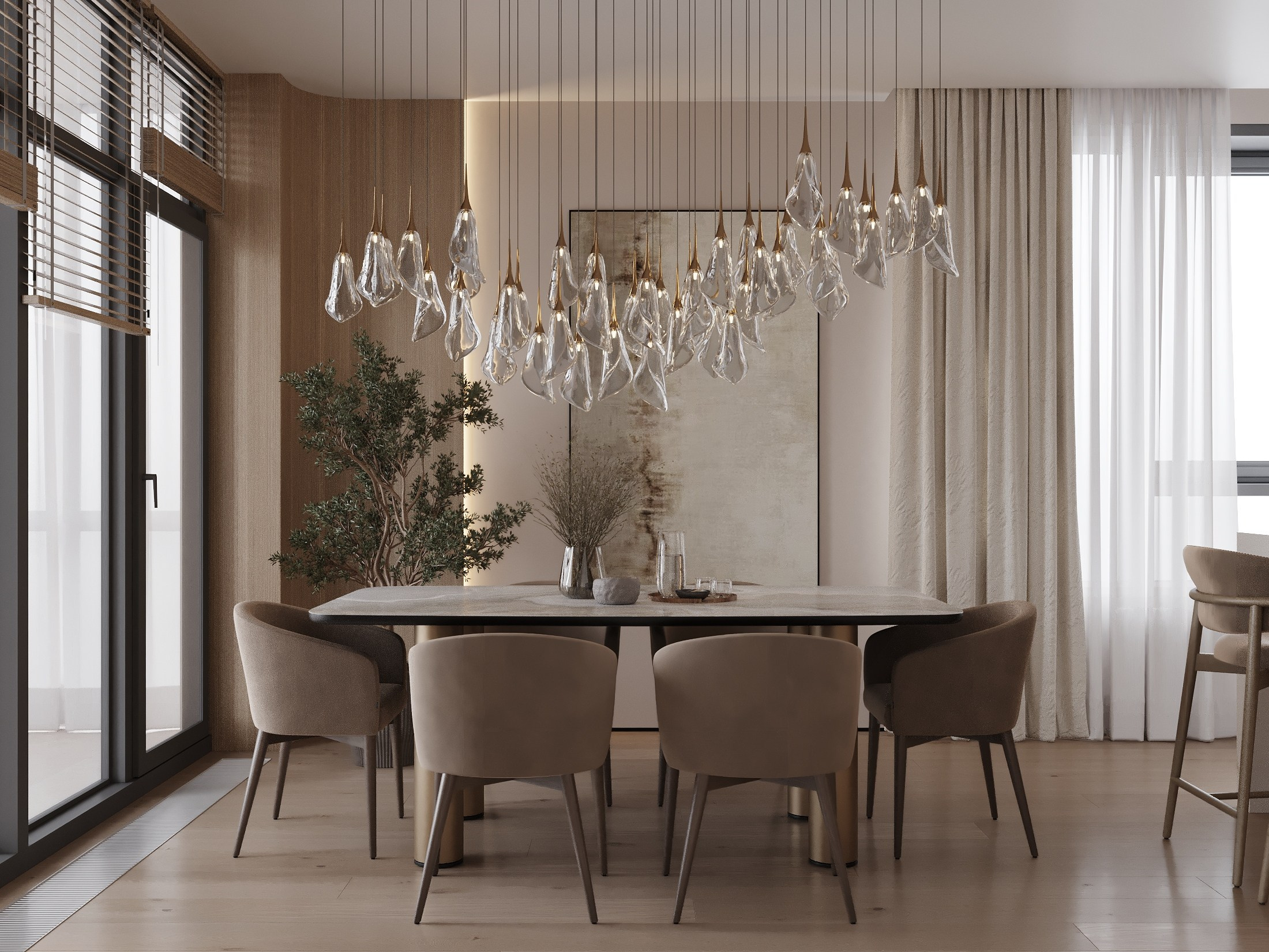 ЖК Новатория 132 кв.м. Дизайнер интерьера и 3D визуализатор Ванчугова Ольга