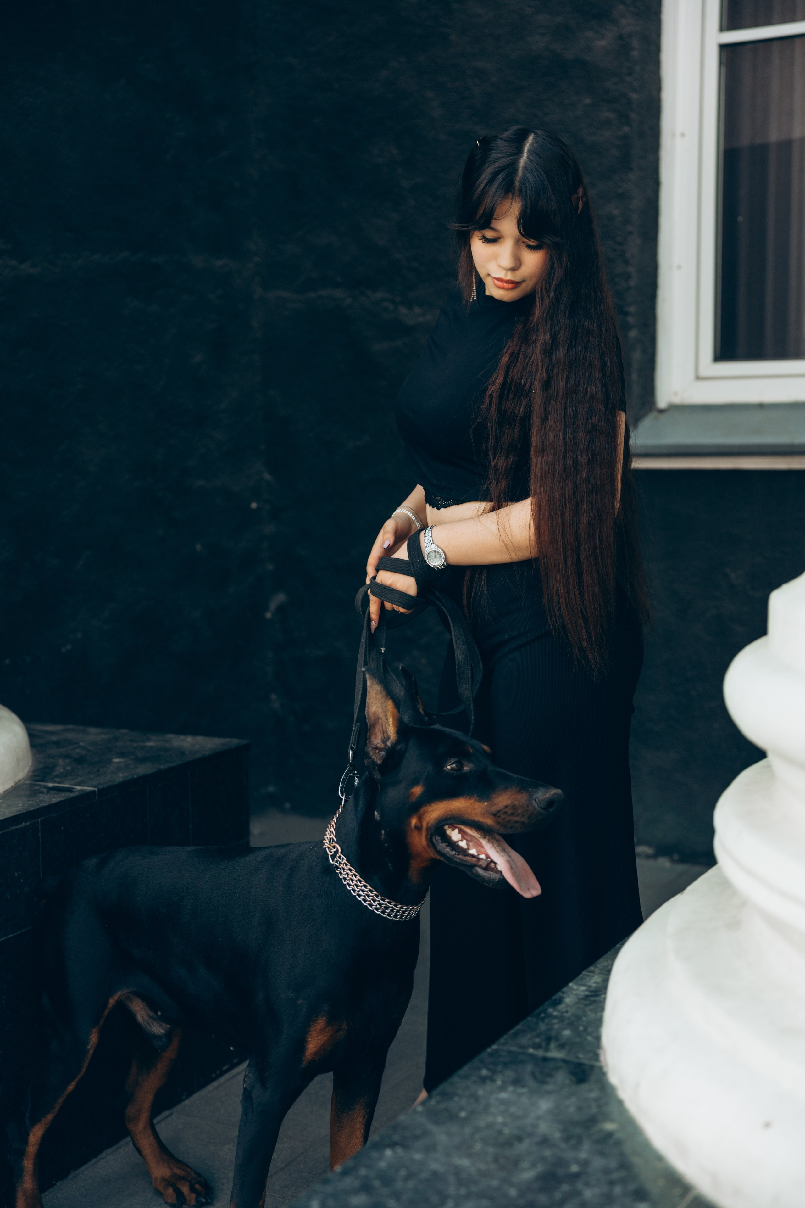 Фотосессия с доберманом. Свадебный, семейный фотограф в Иркутске Светлана Макаричева