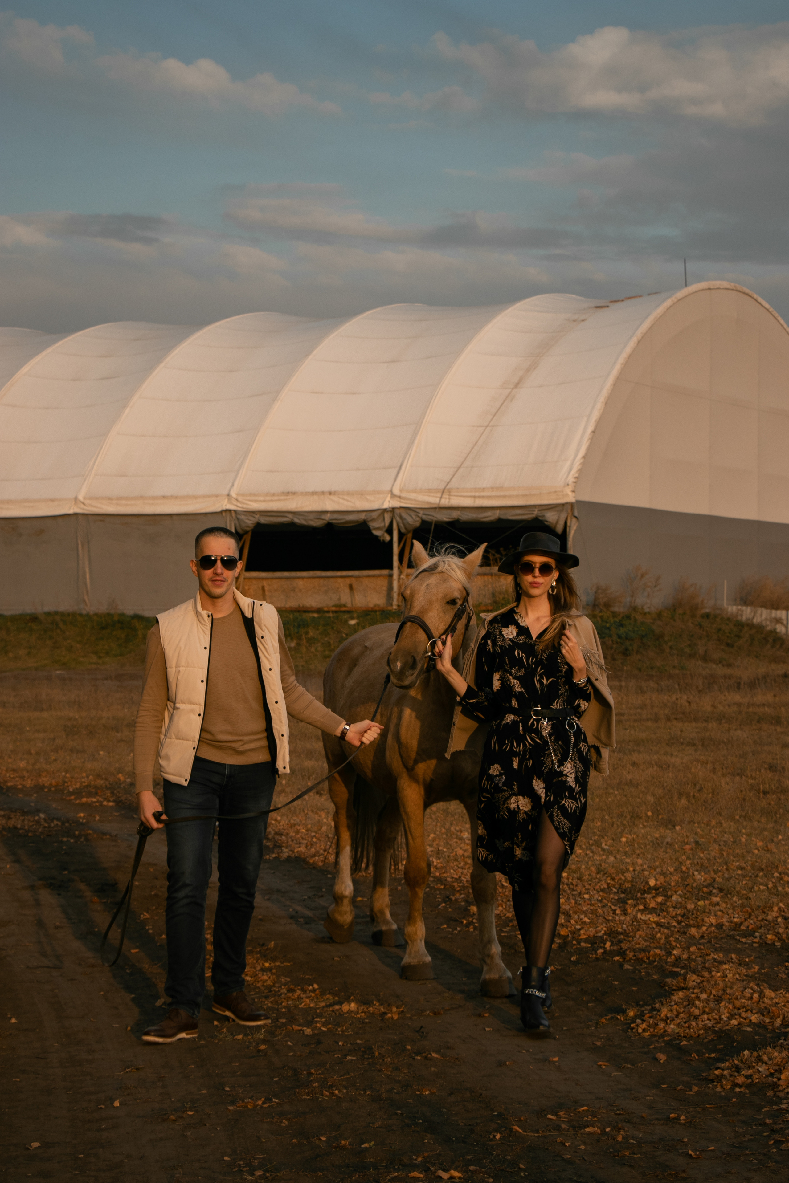 Юлия и Юрий. Фотосессии с лошадьми в Москве, Новосибирске