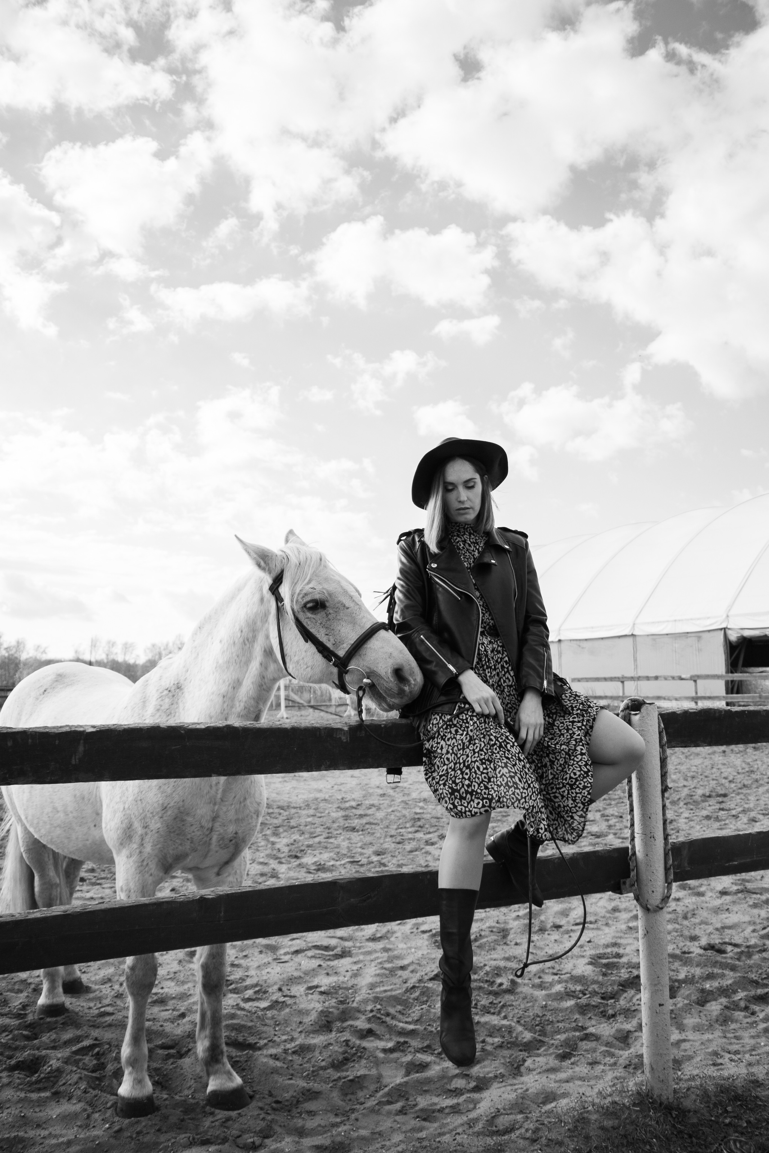 Олеся Гарченко и Пепел. Фотосессии с лошадьми в Москве, Новосибирске