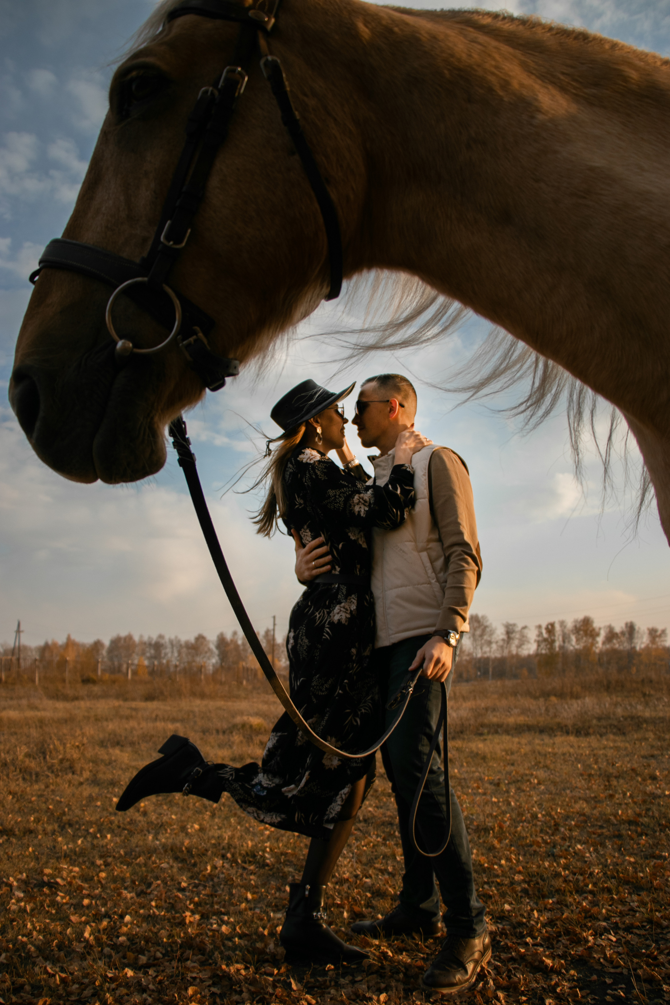 Юлия и Юрий. Фотосессии с лошадьми в Москве, Новосибирске