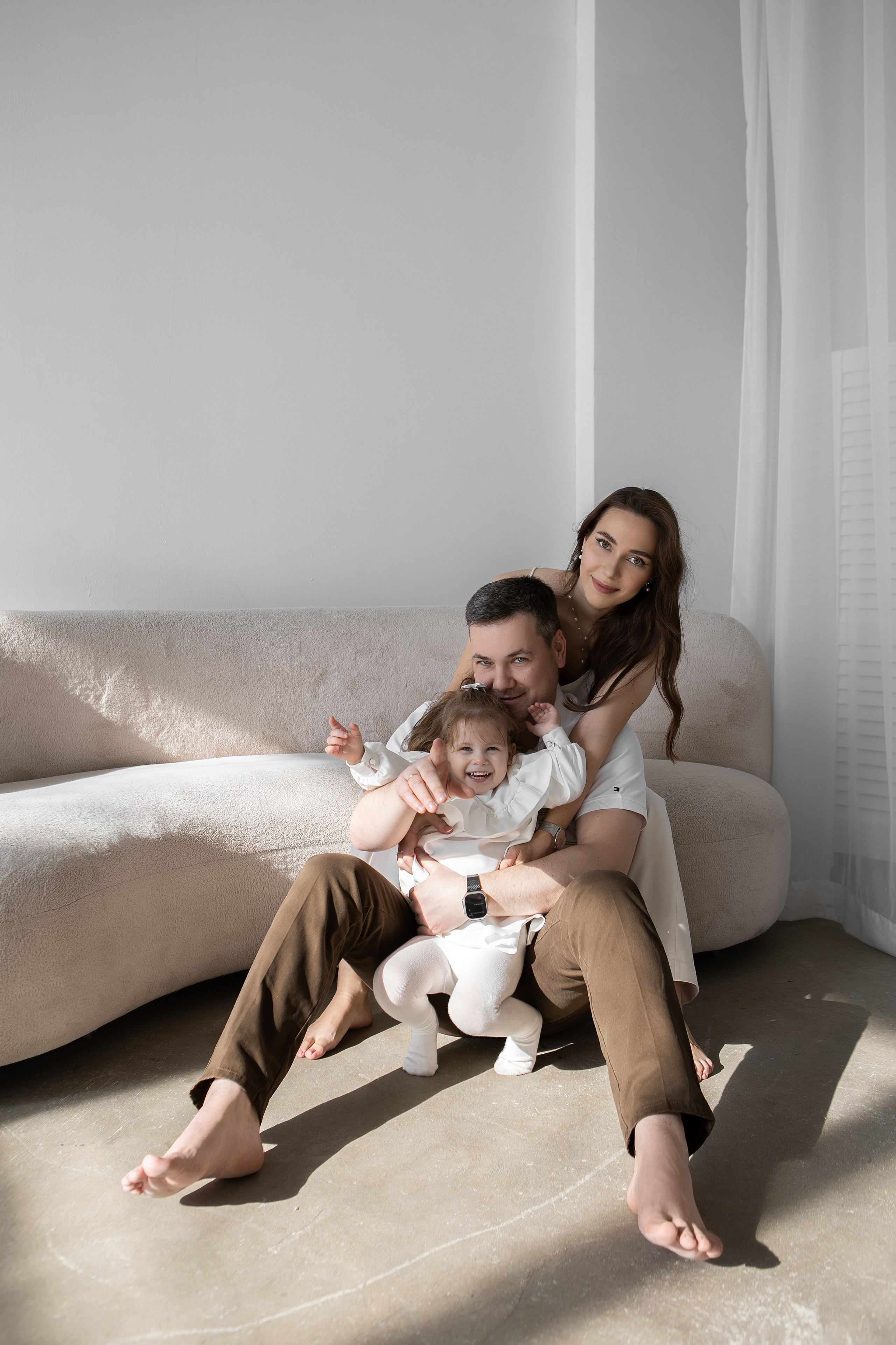 Студийные семейные. Фотограф в Москве Таша Логинова