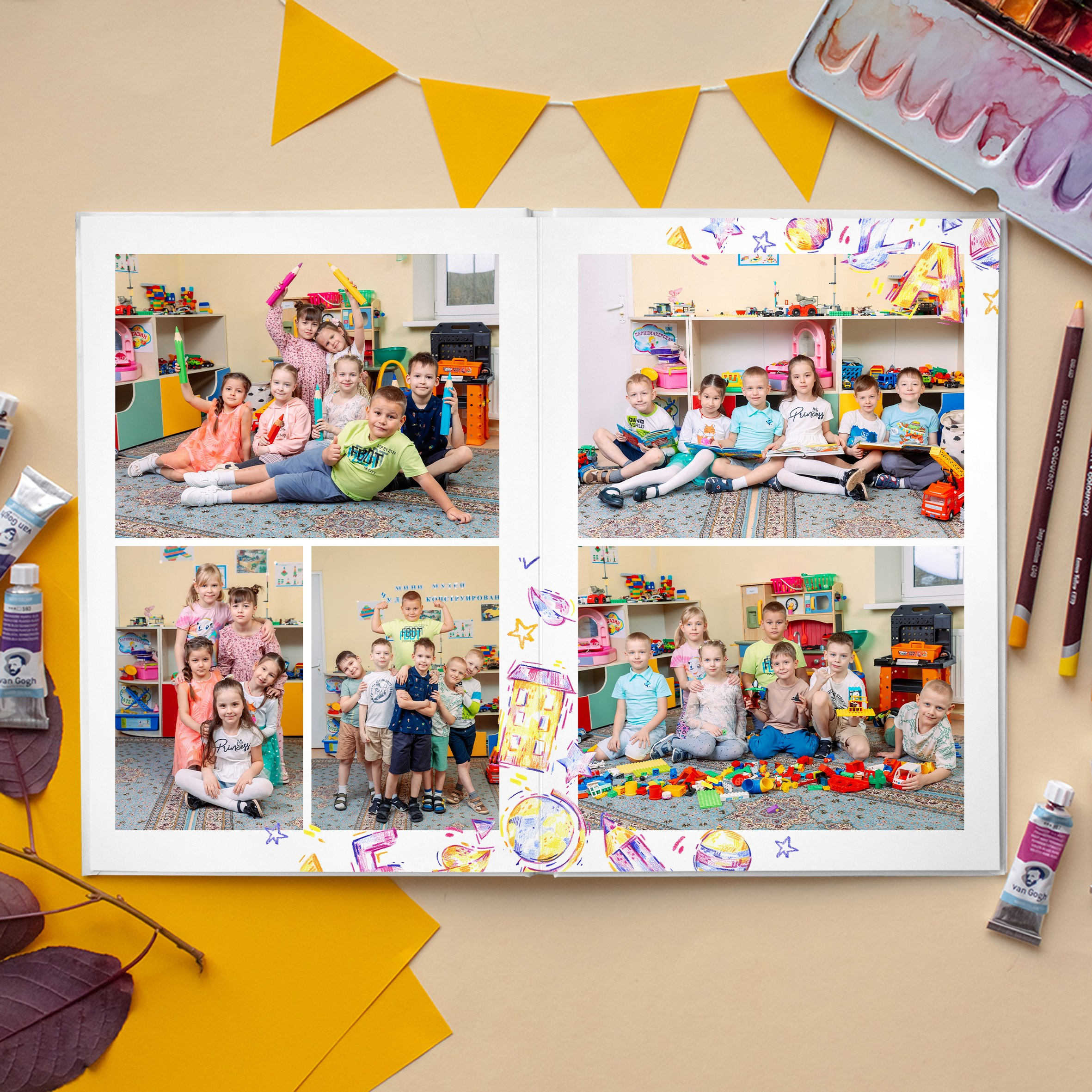 Выпускной альбом S для детского сада. REPEYBOOK | Выпускные альбомы для детского сада и класса