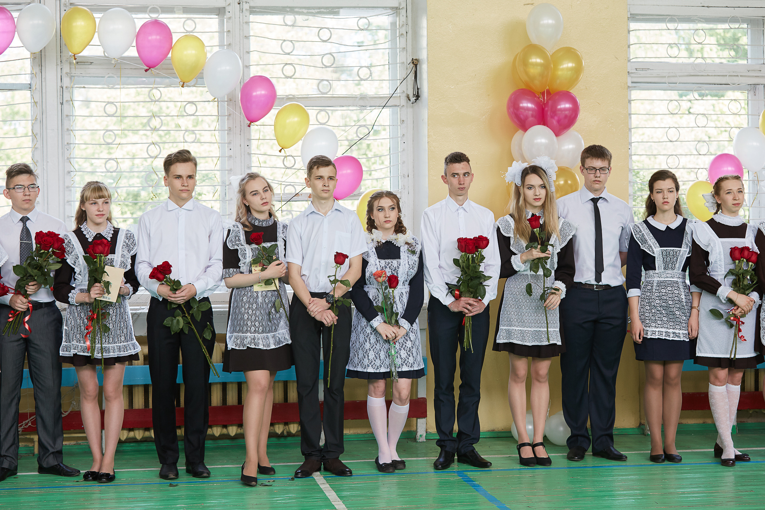 Фото на Последний звонок 9, 11 класс. Школьный фотограф в Заволжье. Фотограф в Заволжье Алексей Шабалин