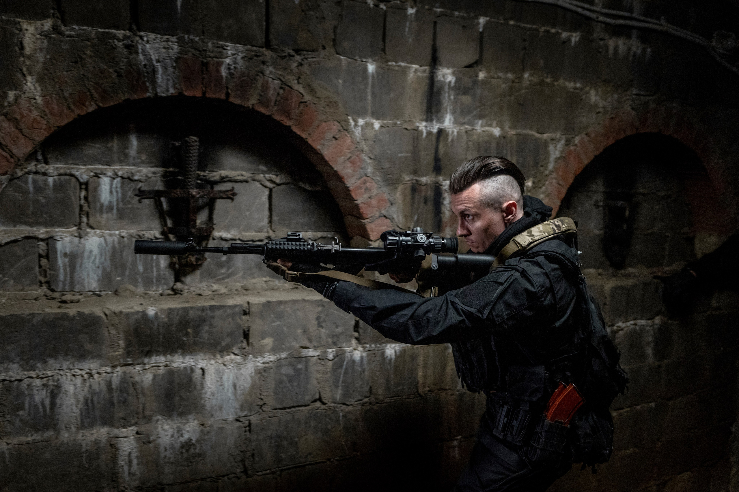 Бэкстейдж RADIO TAPOK — Фрау Чёрная Смерть. Репортажный фотограф, Москва, Закат