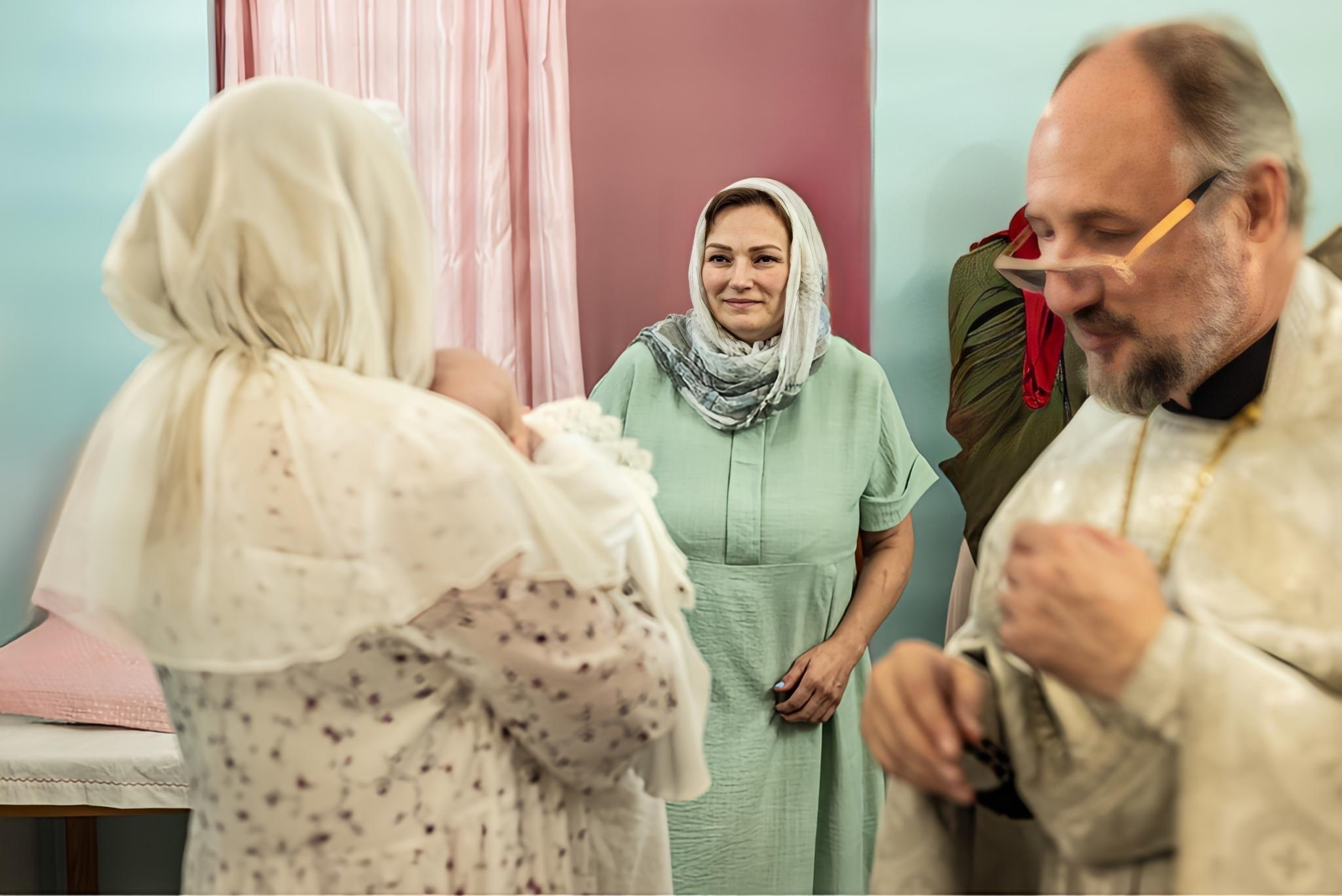 Крещение Анна. Семейный и детский фотограф Москва