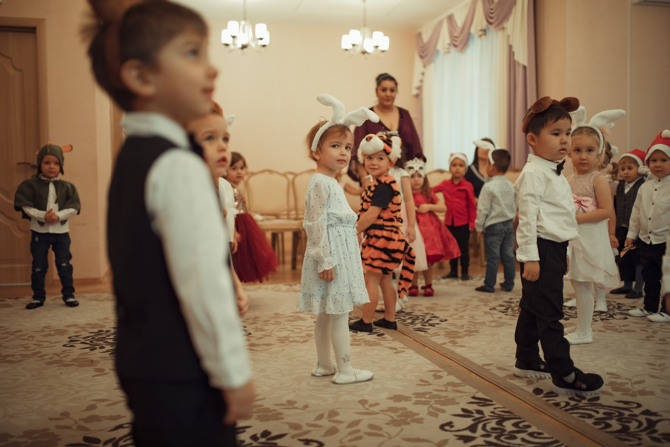Новогодний утренник в детском саду. Семейный и детский фотограф в Москве Дорогова Екатерина