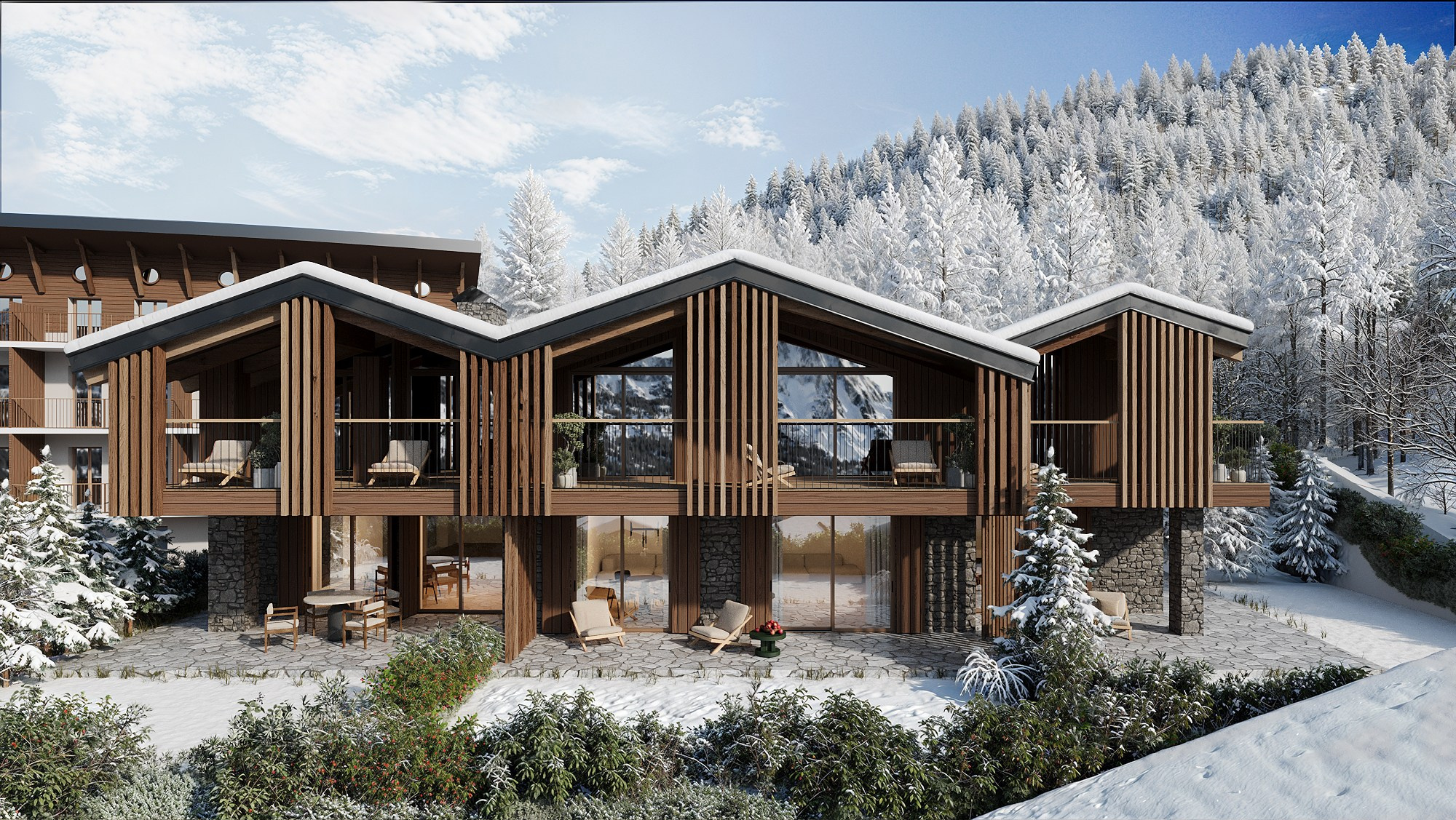 Chaberton Residence. 3D Визуализация интерьеров и архитектуры — Никита Афиногенов