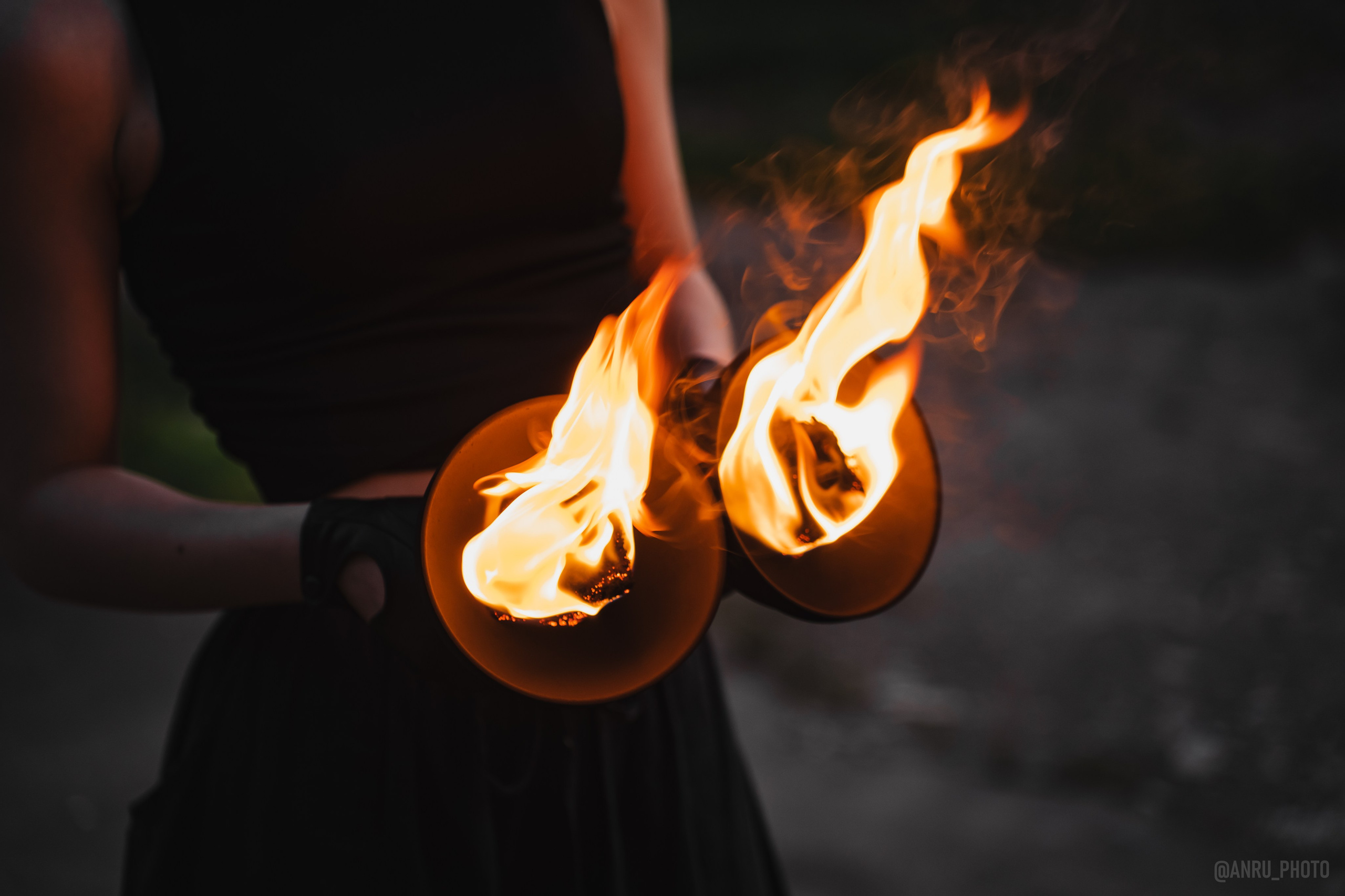 Огненная тренировка. Репортажный фотограф Анастасия Рубцова