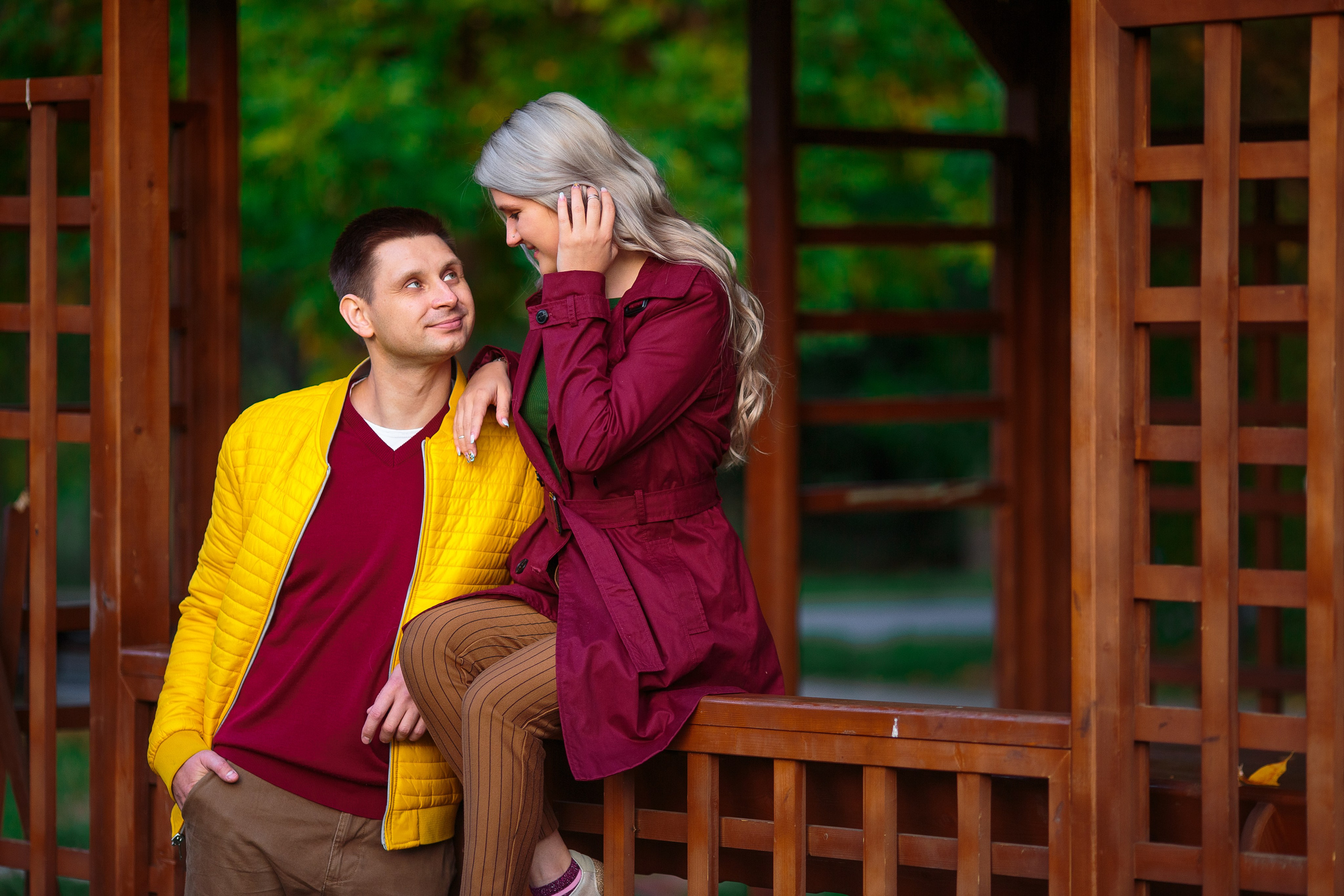 Осенняя фотосессия LoveStory. Свадебный и семейный фотограф в Алматы Алексей Балышев