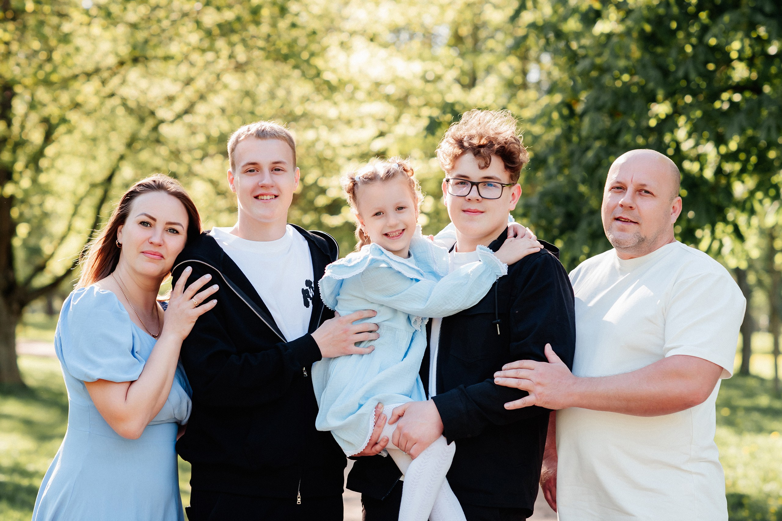 Семья героя! Сквер в Пушкине. Семейный и Свадебный фотограф. Санкт-Петербург. Пушкин