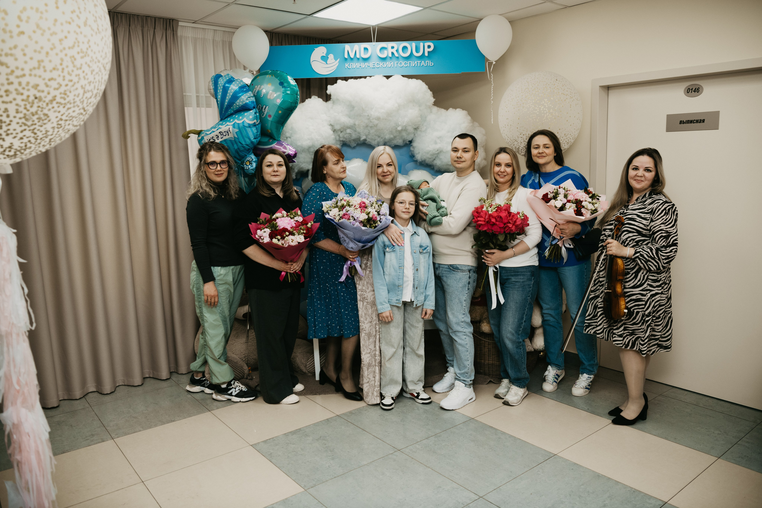 Выписка Степана на Севастопольском. Фотограф на выписку из роддома в Москве и МО
