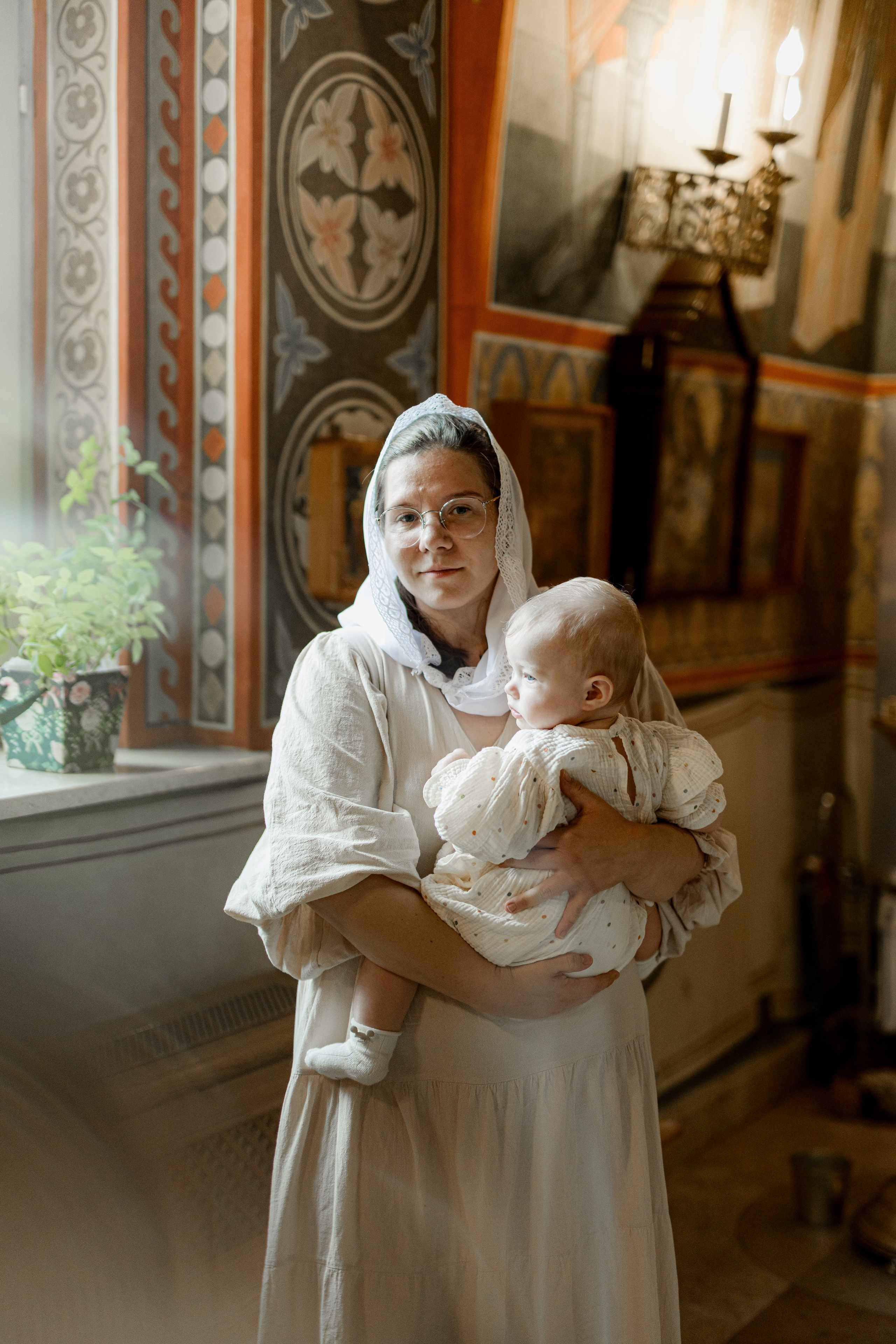 Таинство Крещения Веры. Фотограф новорождённых Newborn Москва