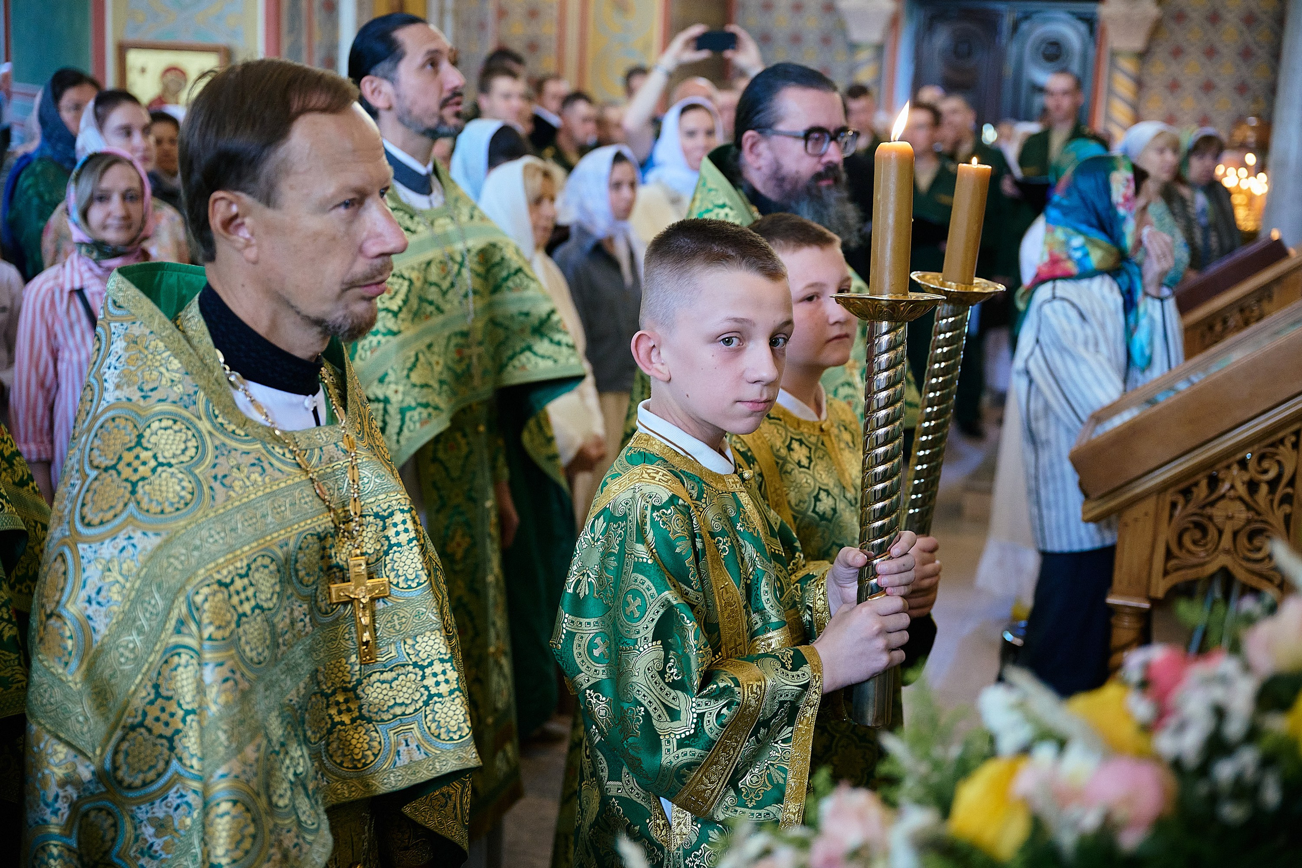 Престольный праздник в храме преподобного Сергия Радонежского в Солнцево. Фотограф Елена Думби