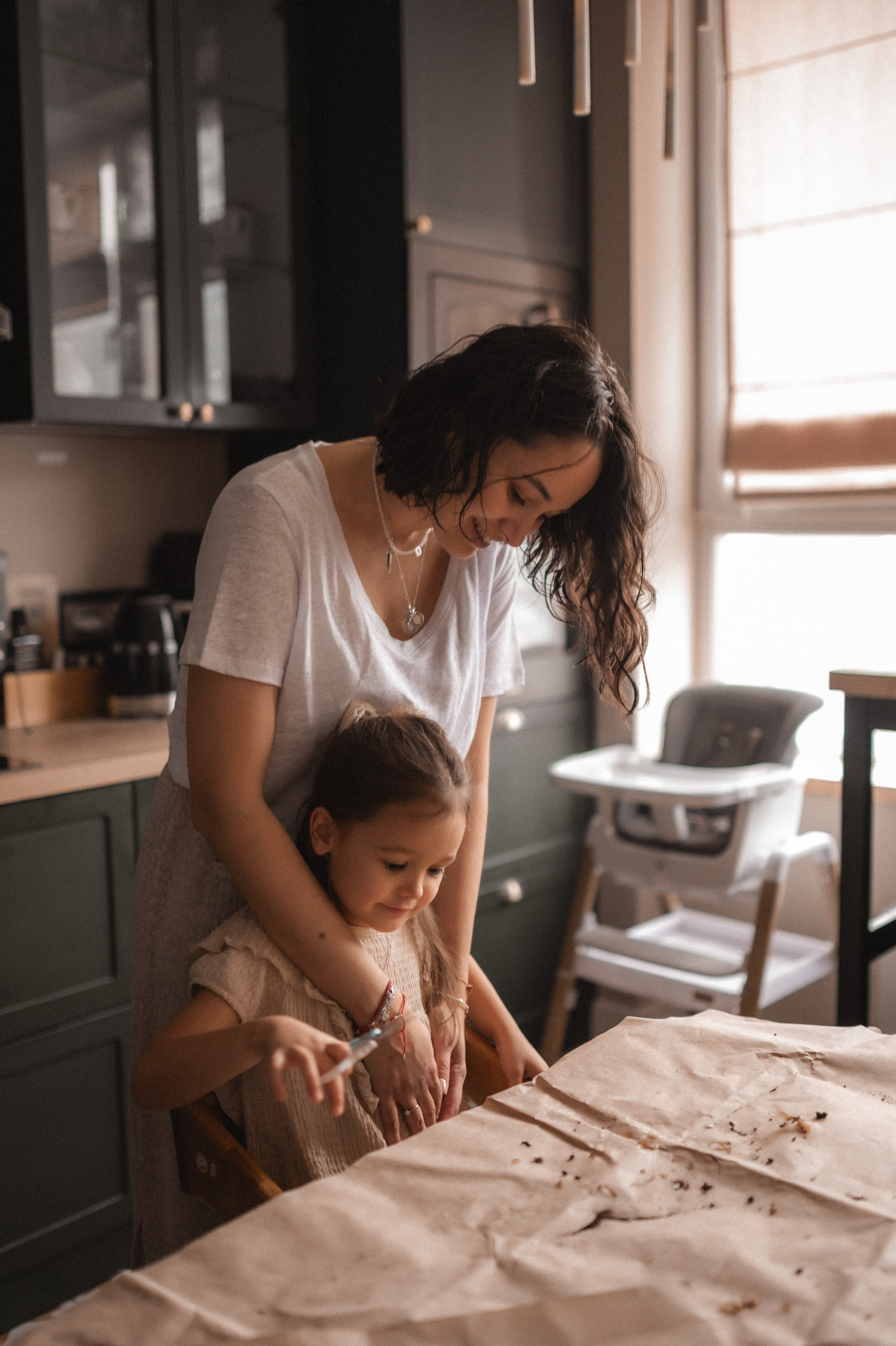 Полина, Дима, Мия и Эмма дома. Семейный и свадебный lifestyle-фотограф в Москве Мария Петрова