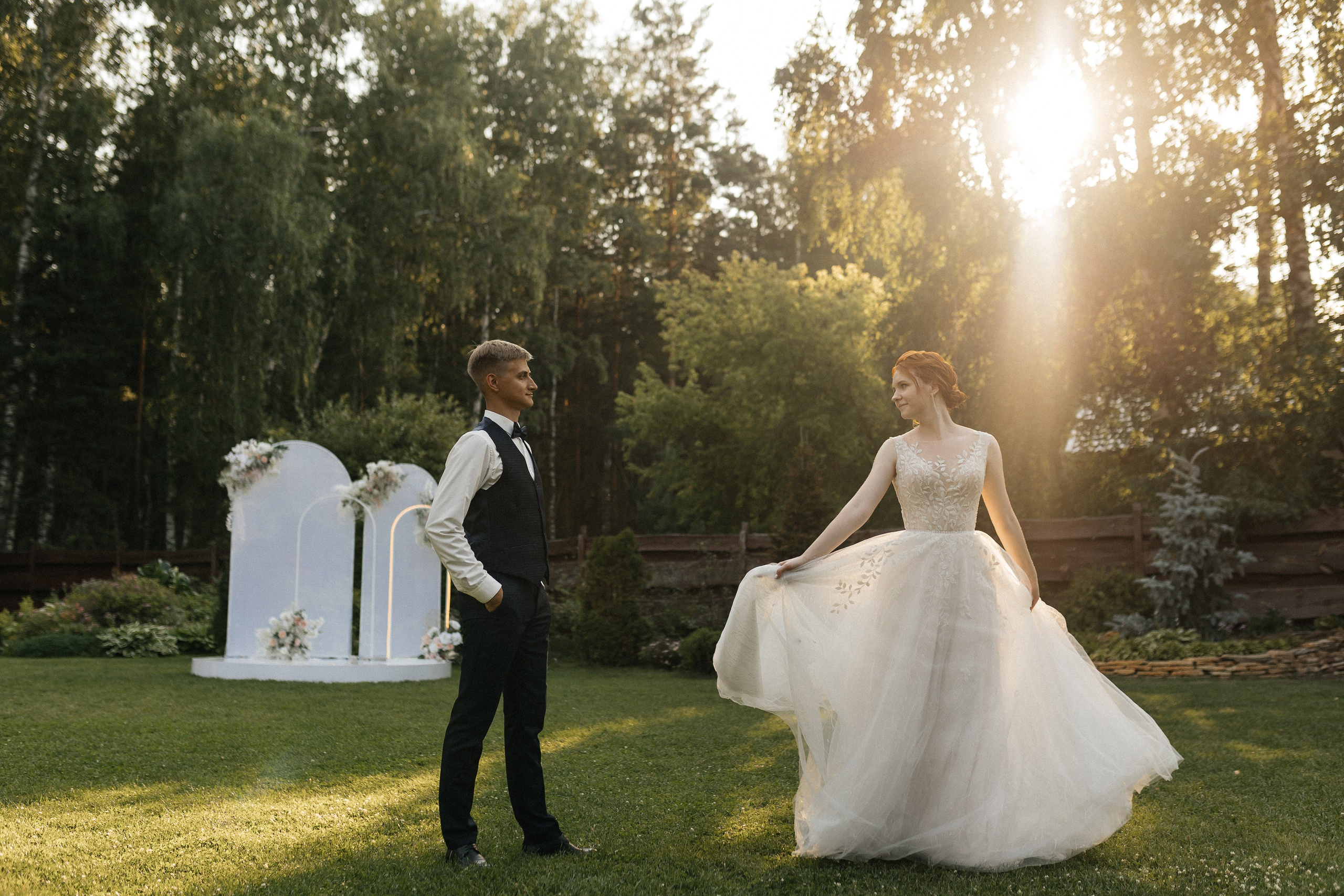 Свадебный день в Лесном Вилладж. Свадебный и семейный фотограф Рассказова Виктория