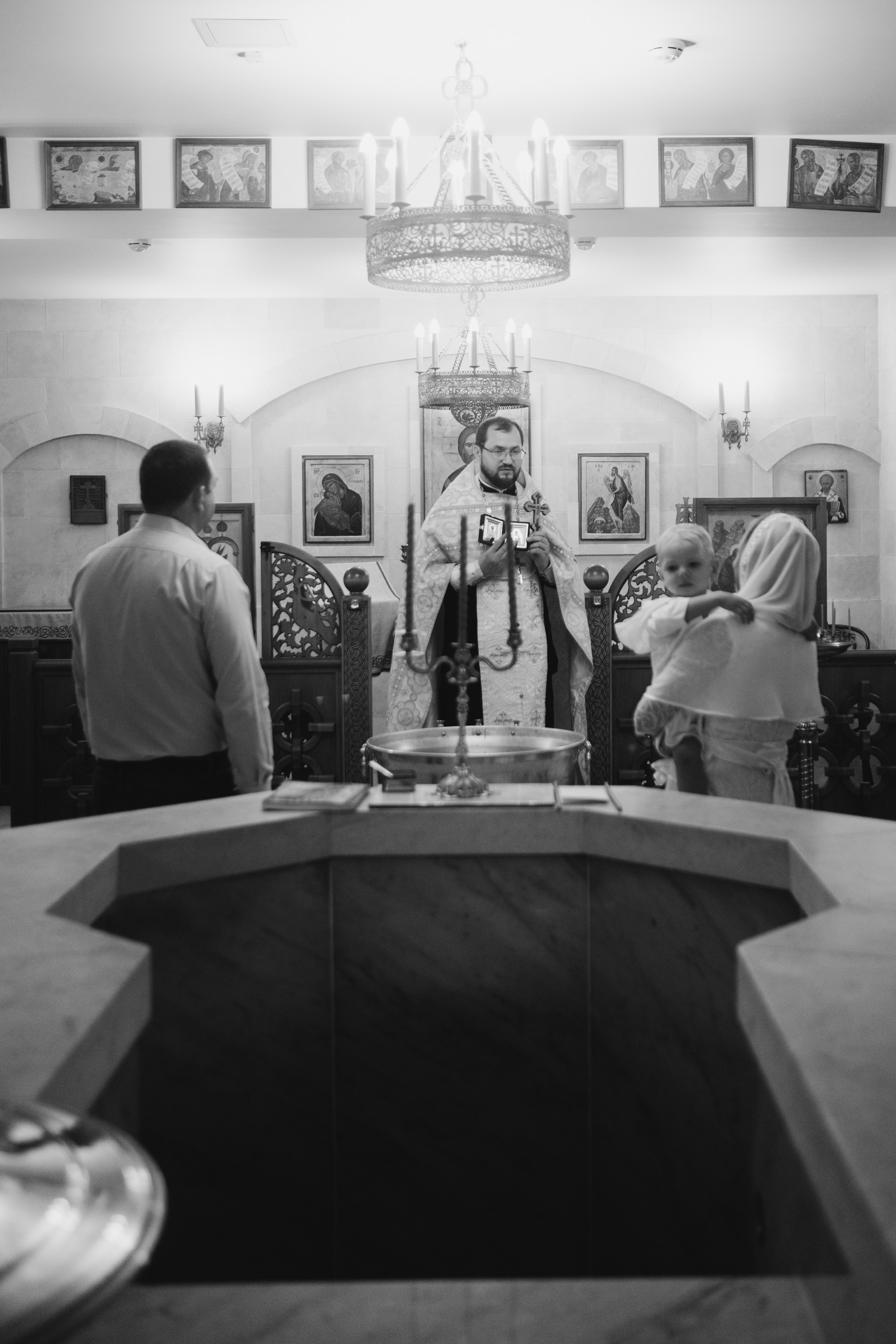 Крещение Артемия. Семейный фотограф в Москве и Подмосковье Иванова Нина