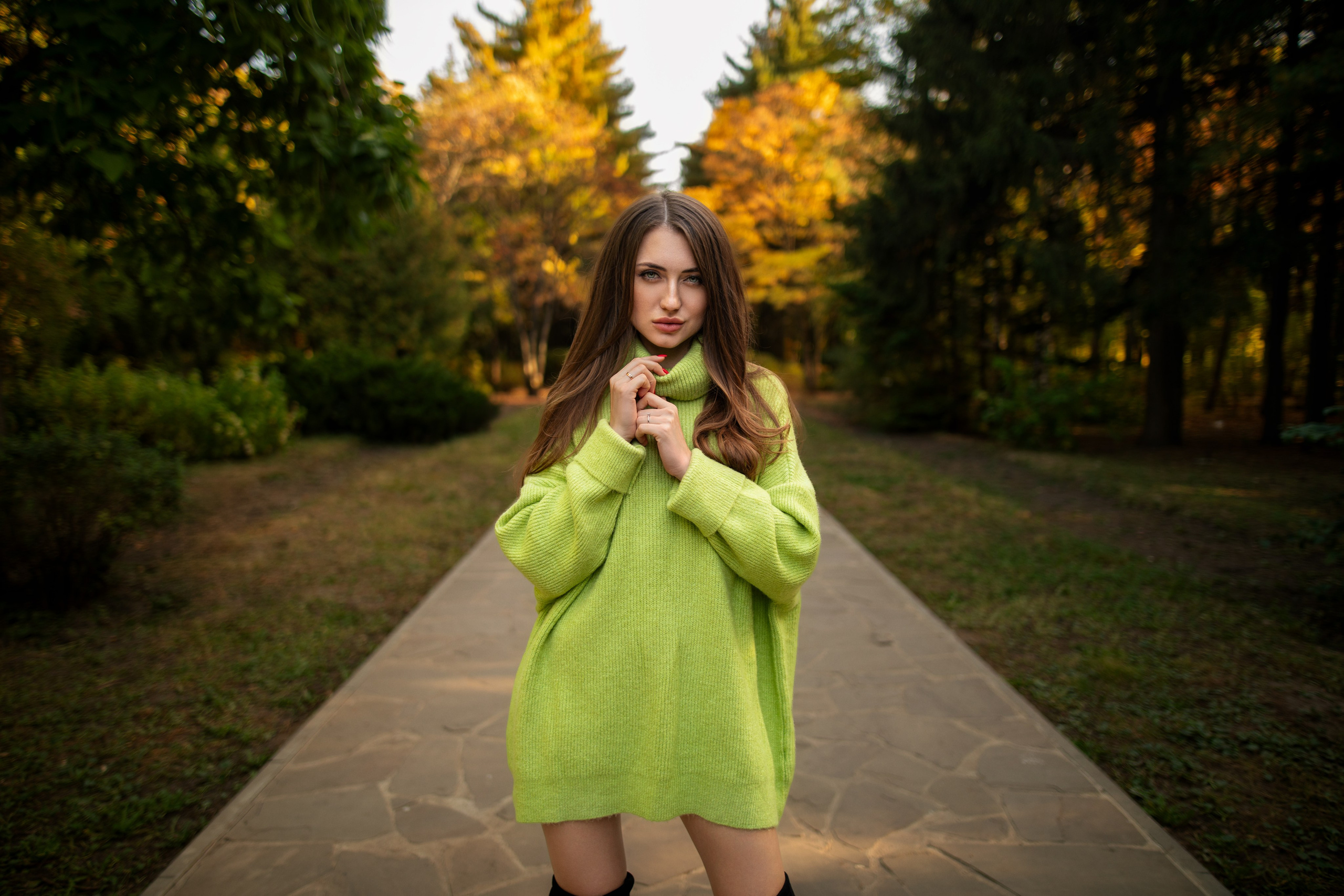 Осенняя съемка с Анастасией в парке в формате для «себя»