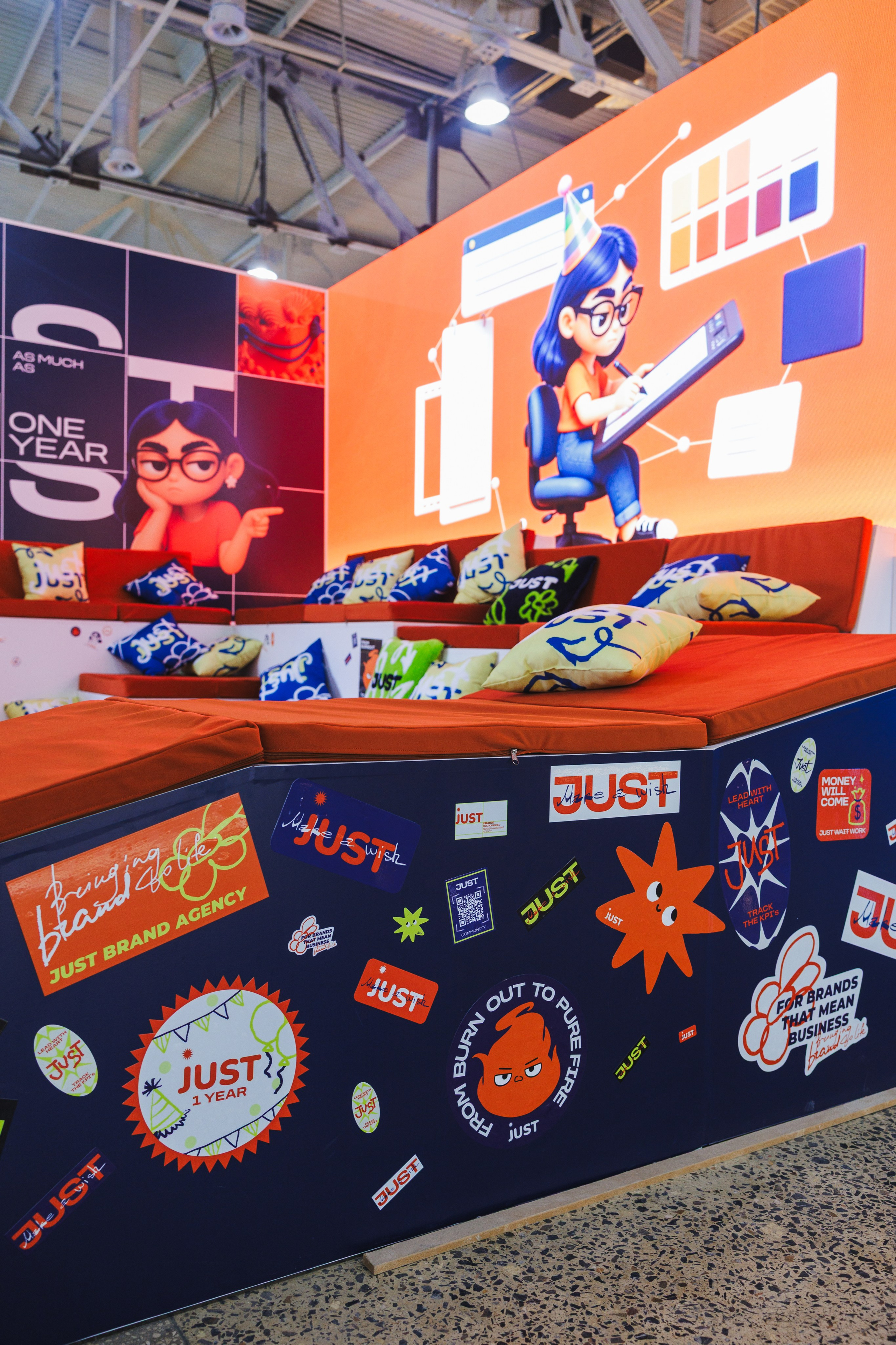 JUST ONE YEAR | MAC Yerevan. JUST BRAND AGENCY