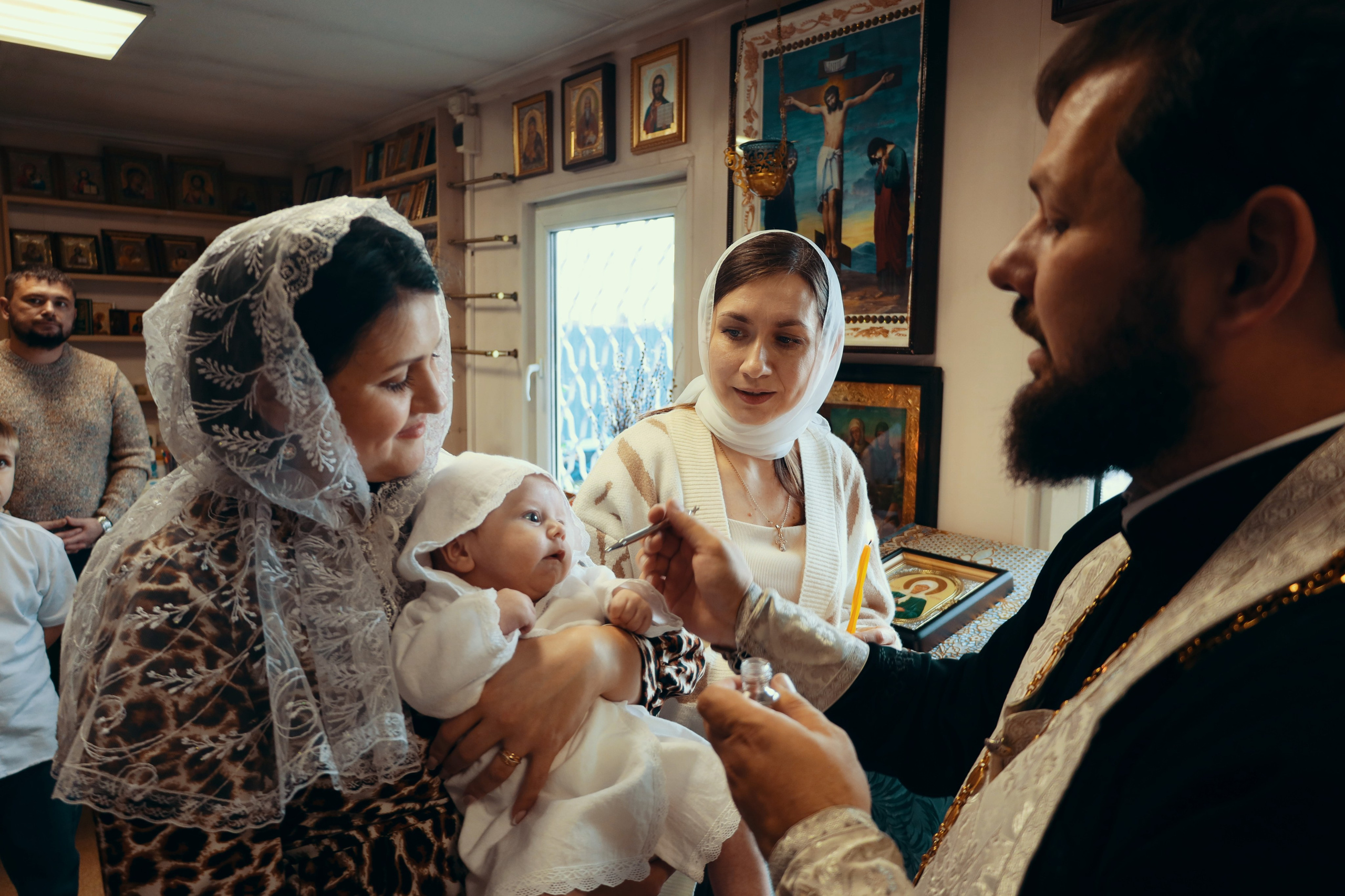 Таинство крещения Льва г. Батайск. Свадебный фотограф ростовская область