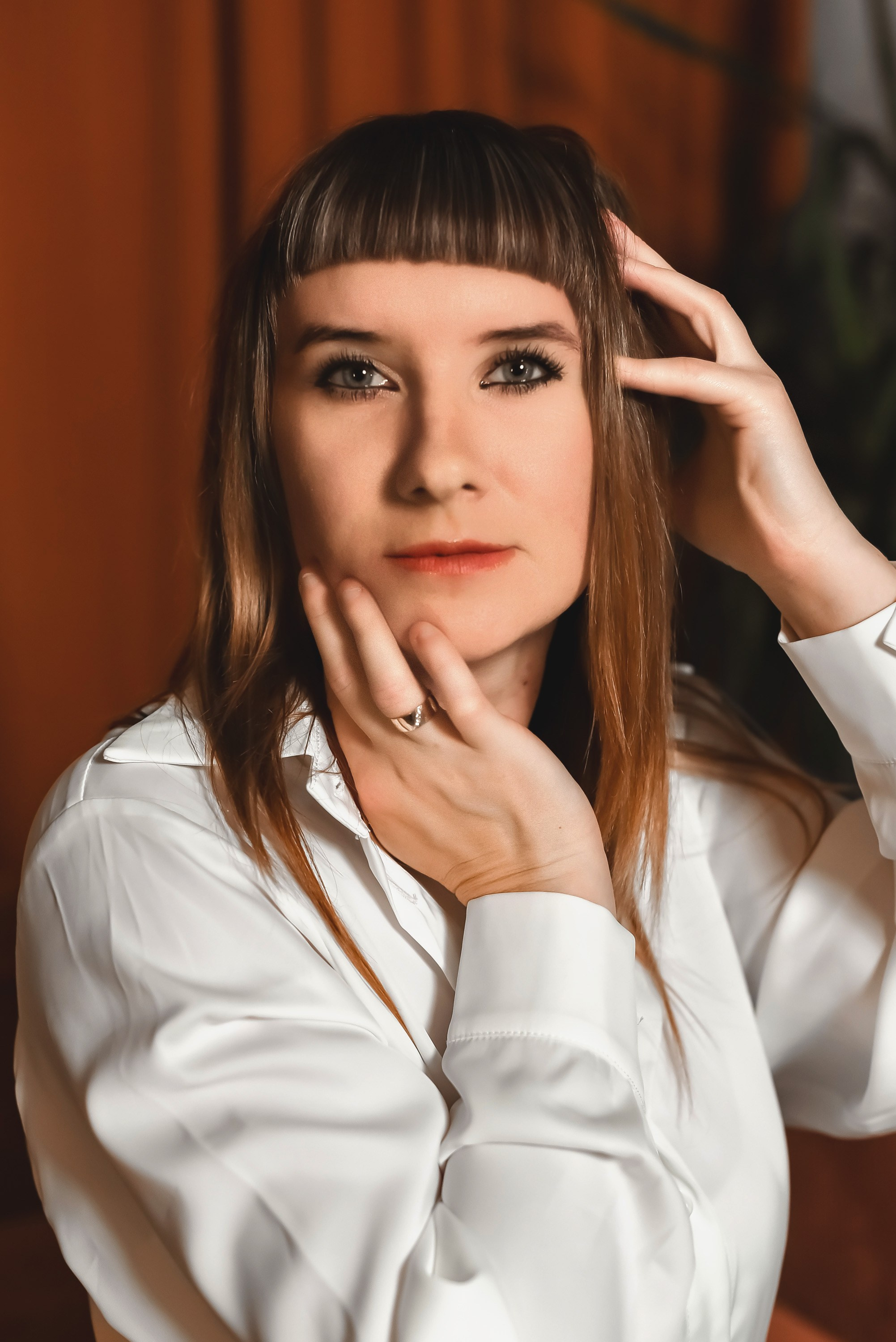 Съемка Анны в студии Тула. Фотограф Тула творческие фотосессии недорого Ольга Ромашина