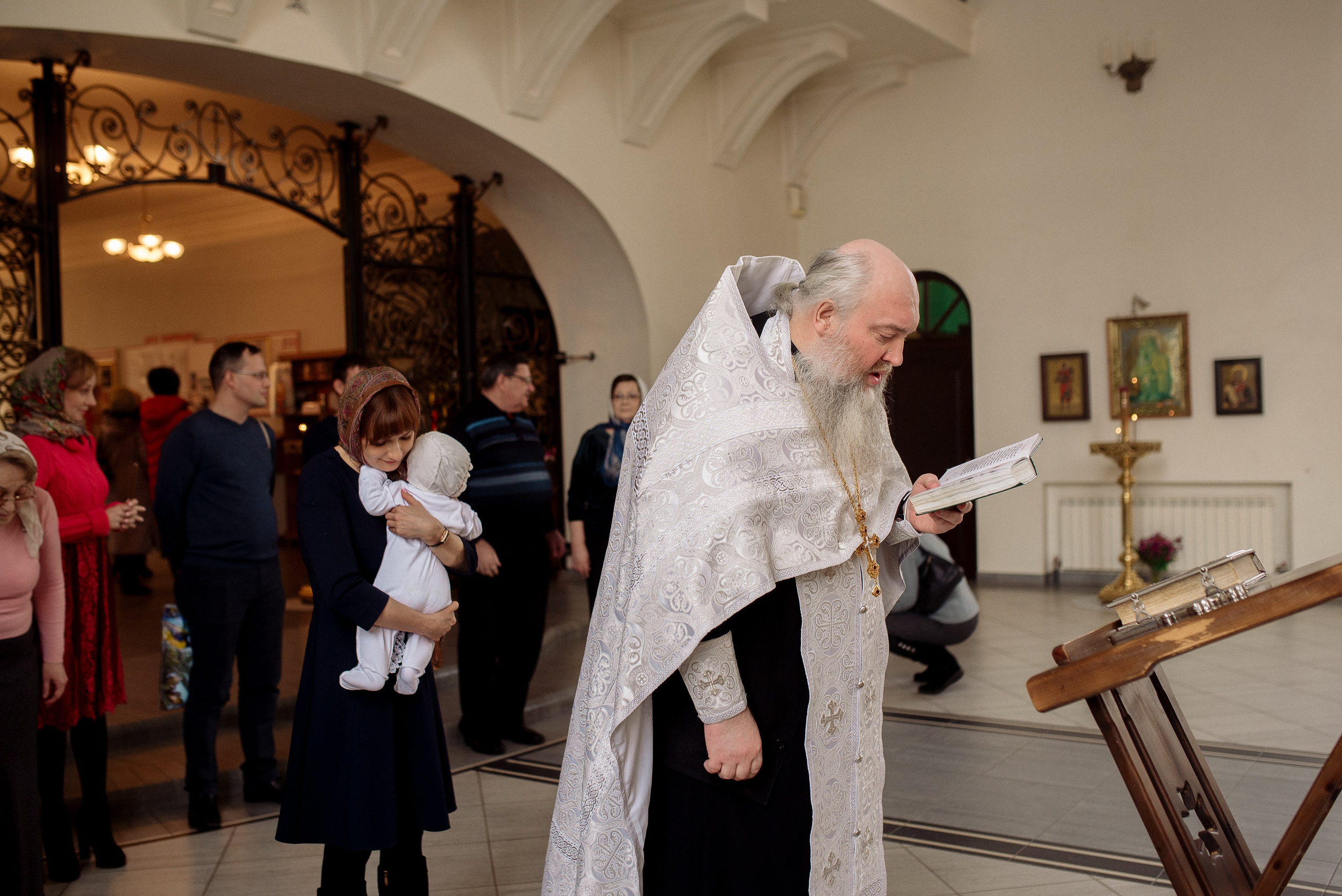 Крещение Алисы. Фотограф Мария Стрелкова
