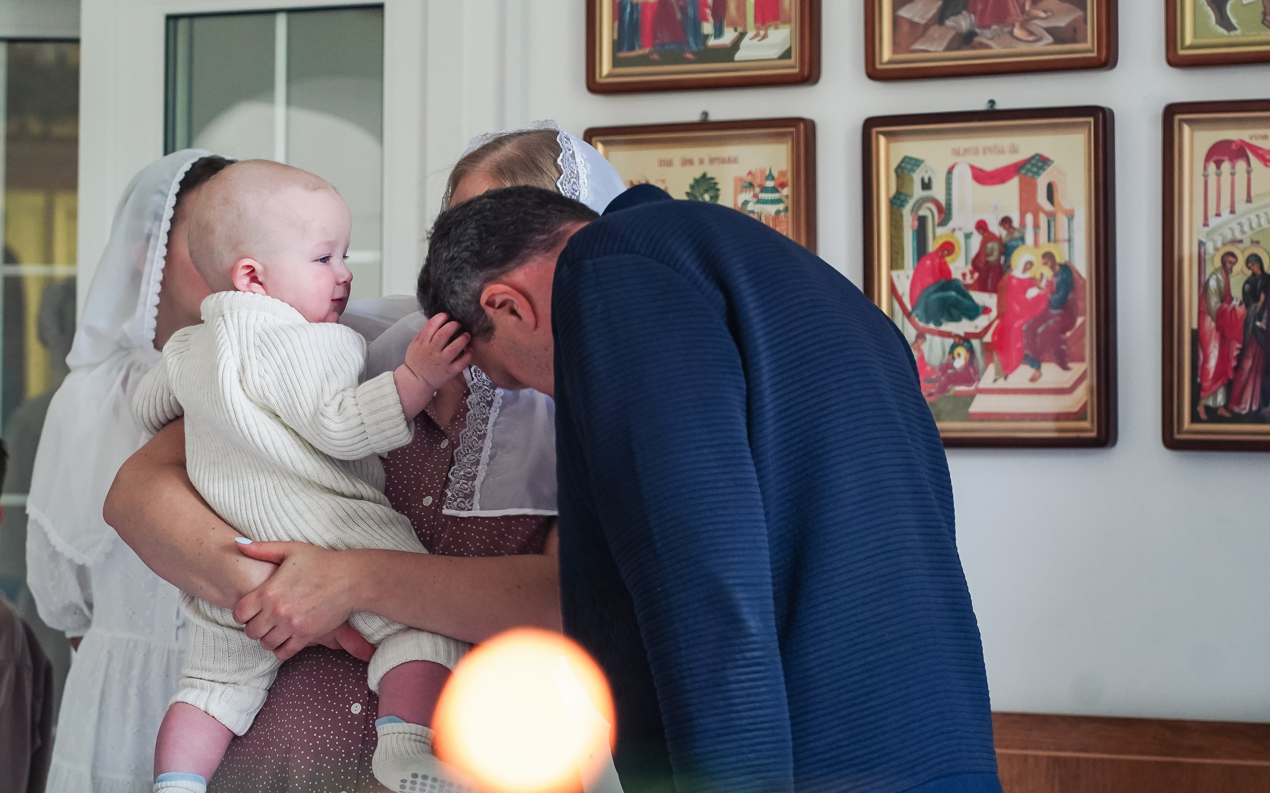 Крещение Георгия. Семейный и детский фотограф в Москве (Тинао) Галкина Алевтина