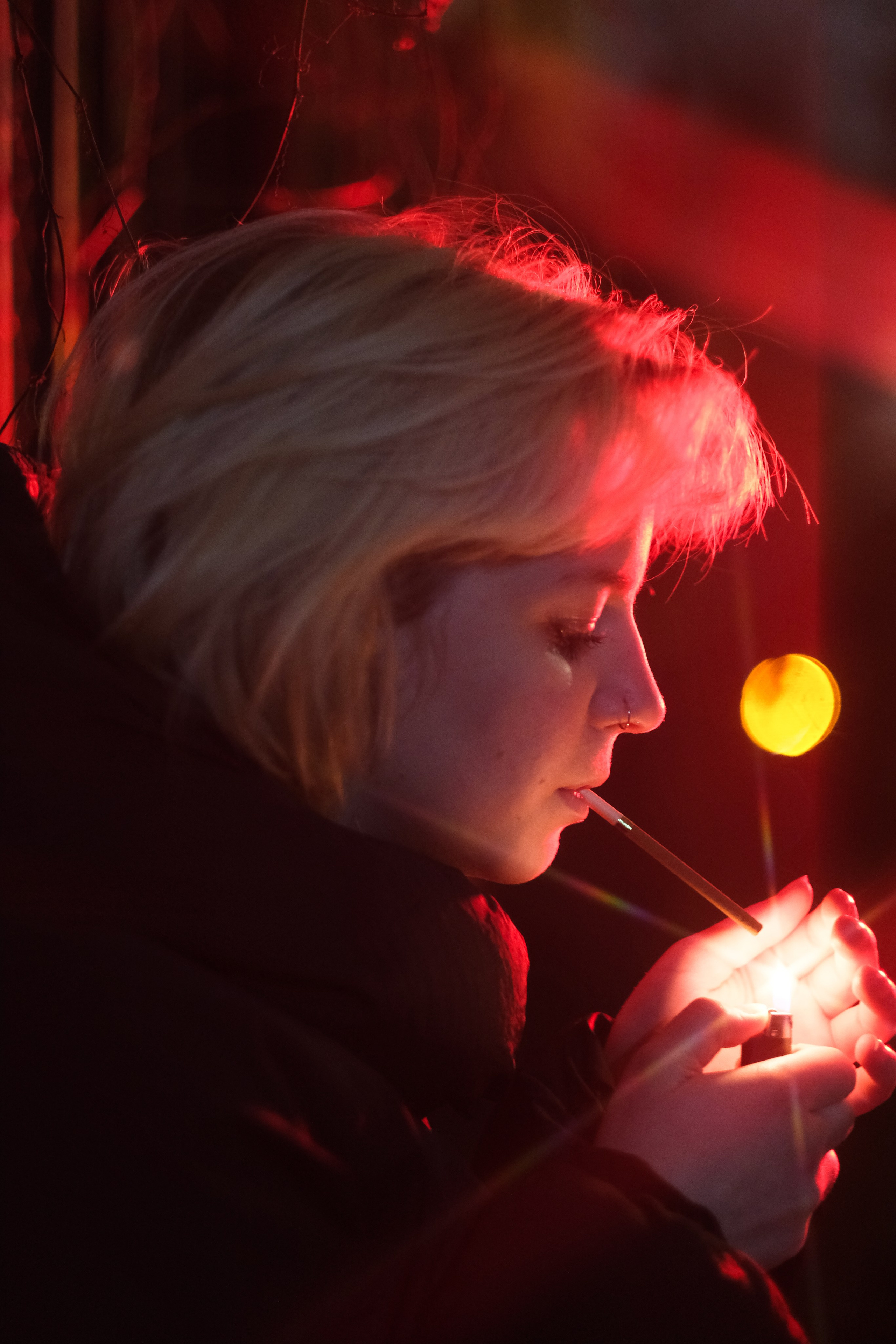 Кристина в дыму. Креативный фотограф в Москве Арапова Виталия