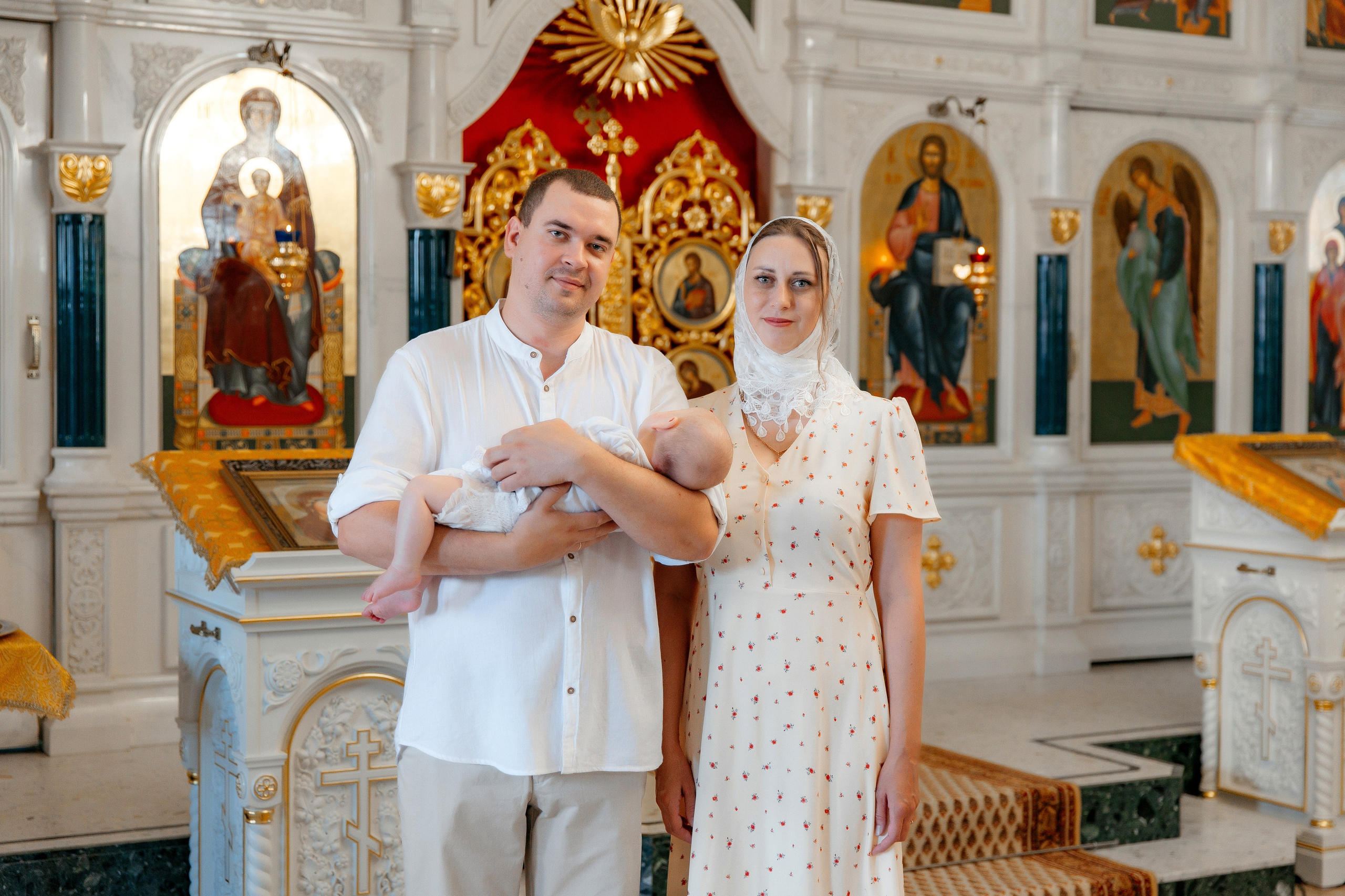 Таинство Крещения Михаила. Свадебный и Семейный Фотограф в Краснодаре