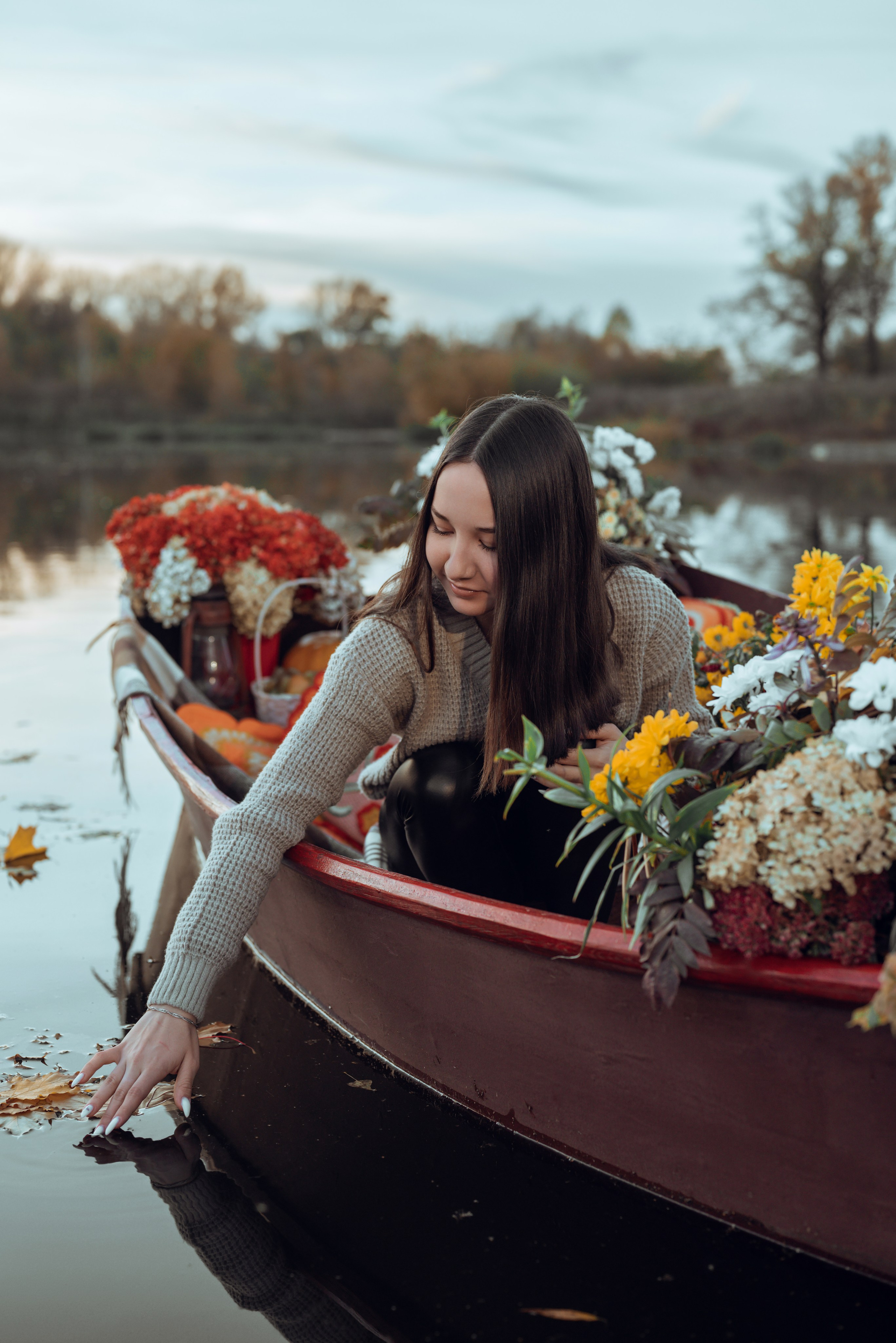 Фотопроект с осенней лодкой. Фотограф в городе Салават
