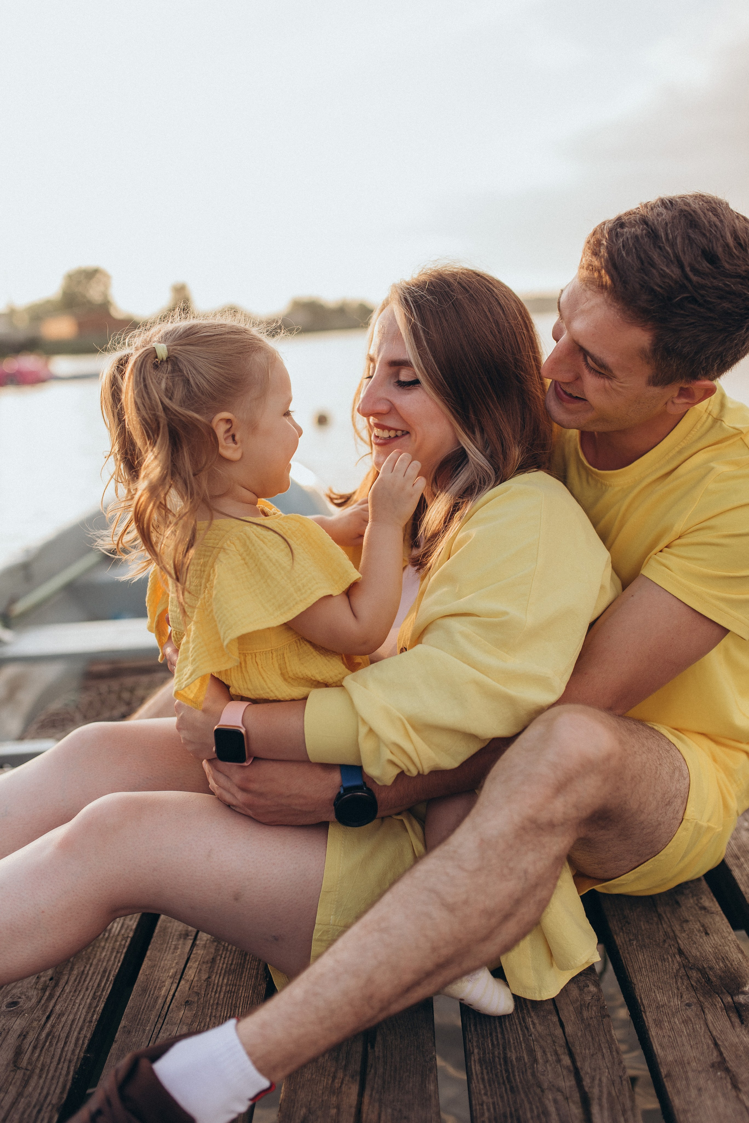 Летняя прогулка на закате. Семейный фотограф в Москве Екатерина Север