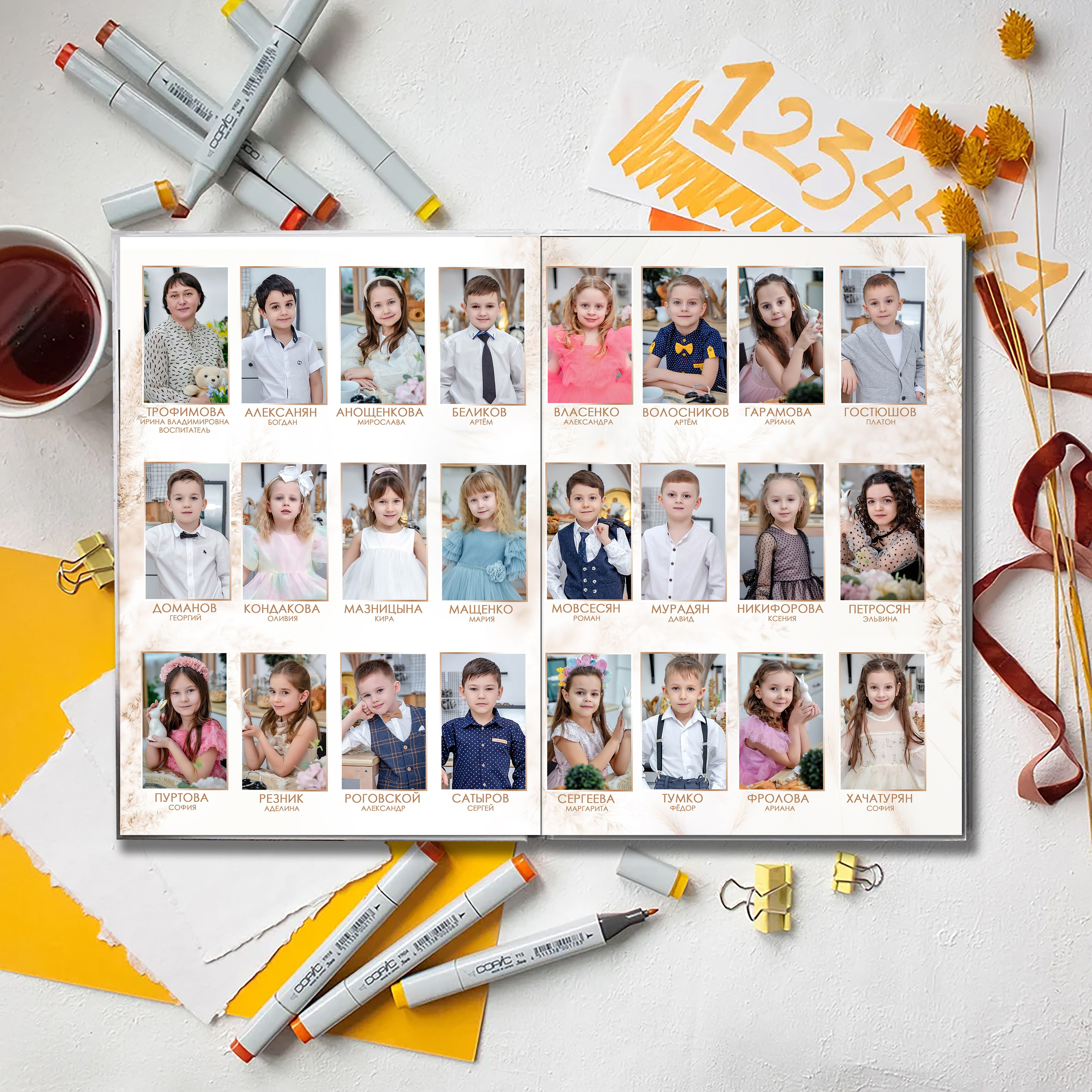 Выпускной альбом детского сада (Дизайн № 102). Современные Выпускные Альбомы в Ростове-на-Дону