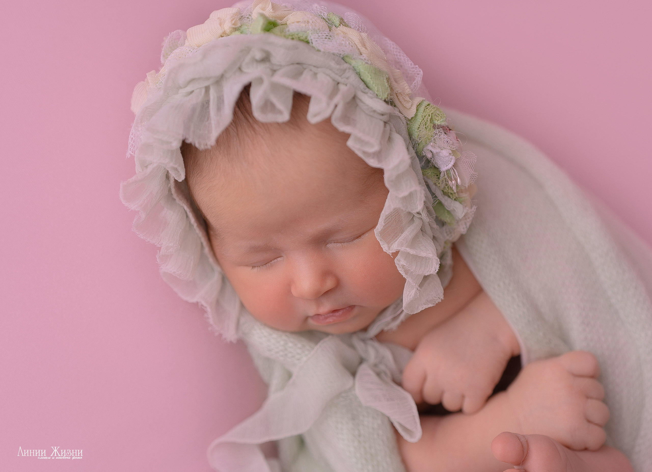 Верочка 23 дня. Фотограф новорожденных в Нижнем Новгороде Сергеева Оксана