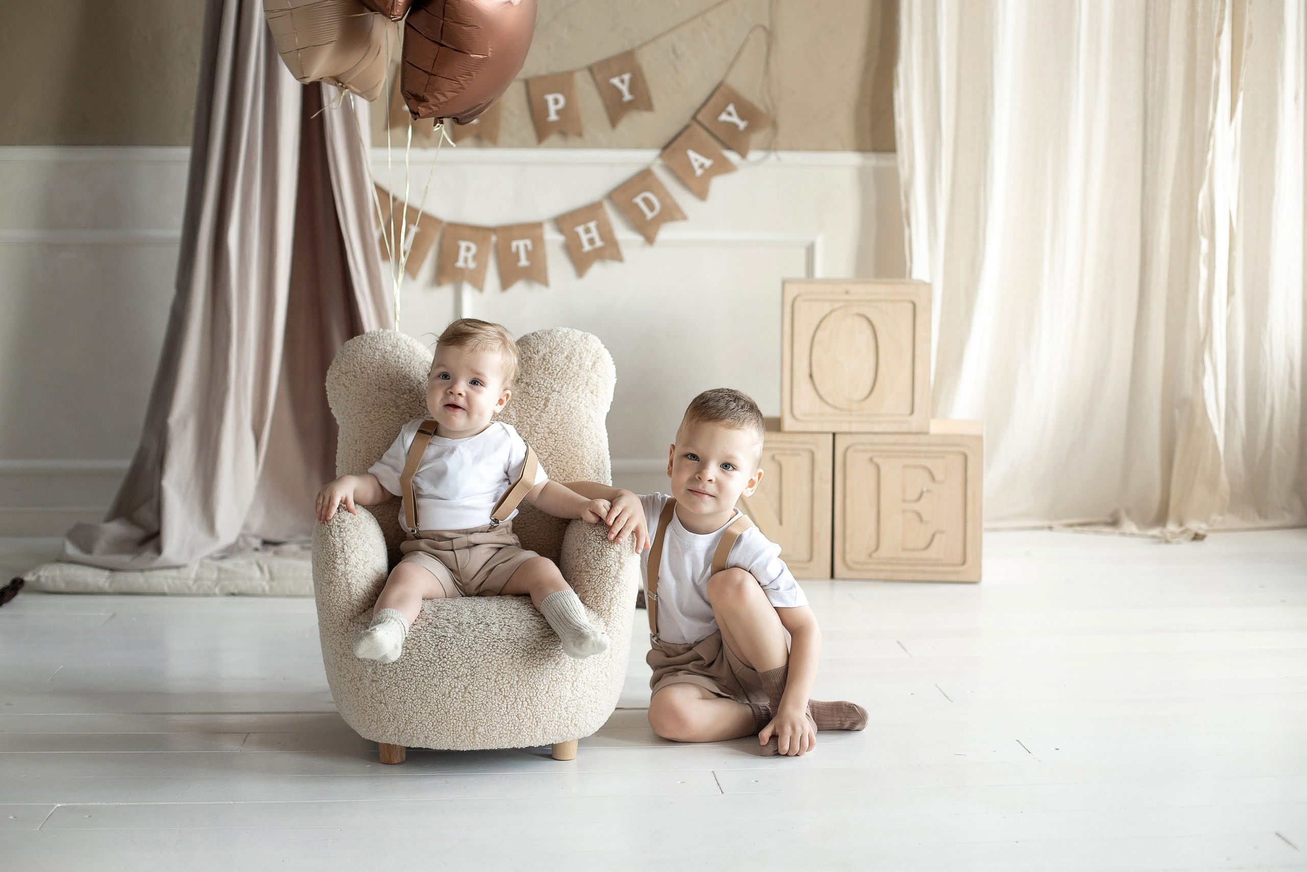 Годик малышу. Семейный и детский фотограф в Красноярске Анна Маюрова