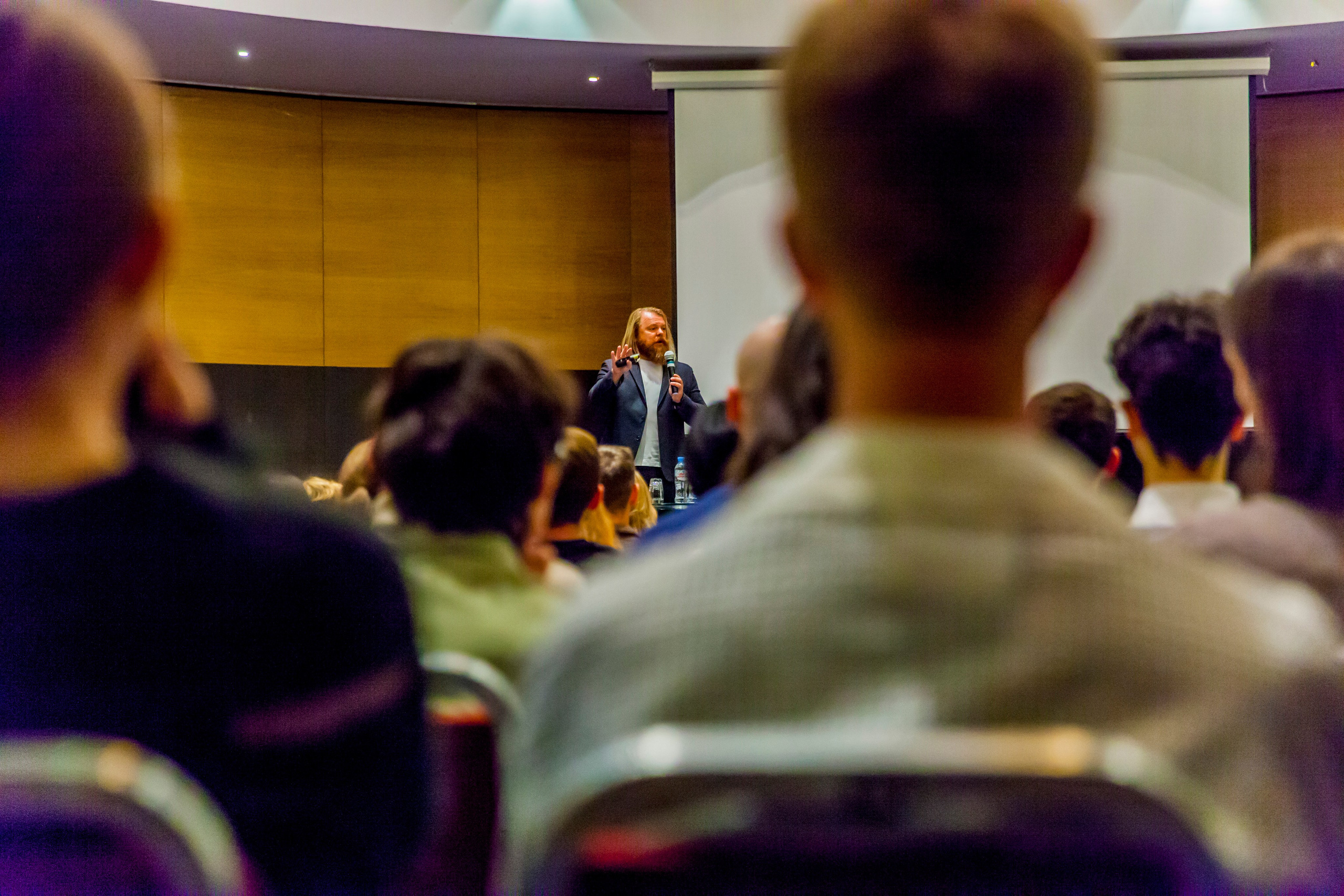 Лекция Евгения Черешнева «Квант Истины». Фотограф Александра Степанова