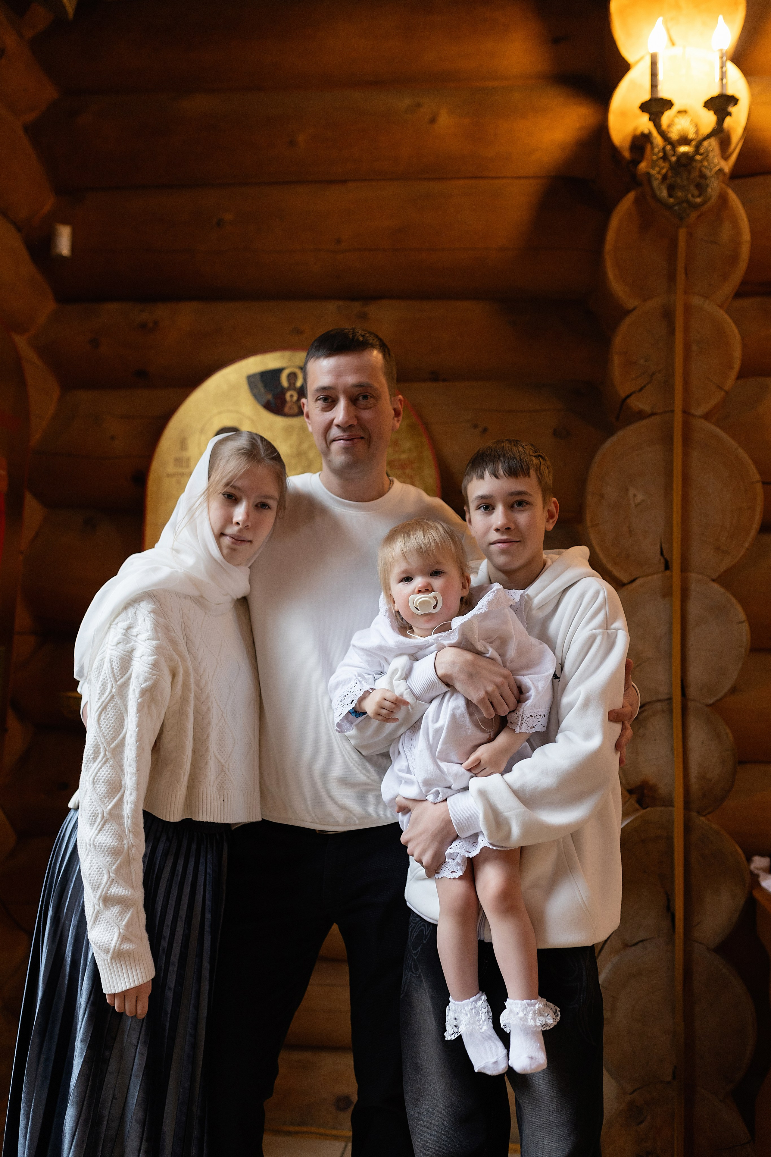 Таинство Крещения Ксении. Фотограф в Железнодорожном и Балашихе