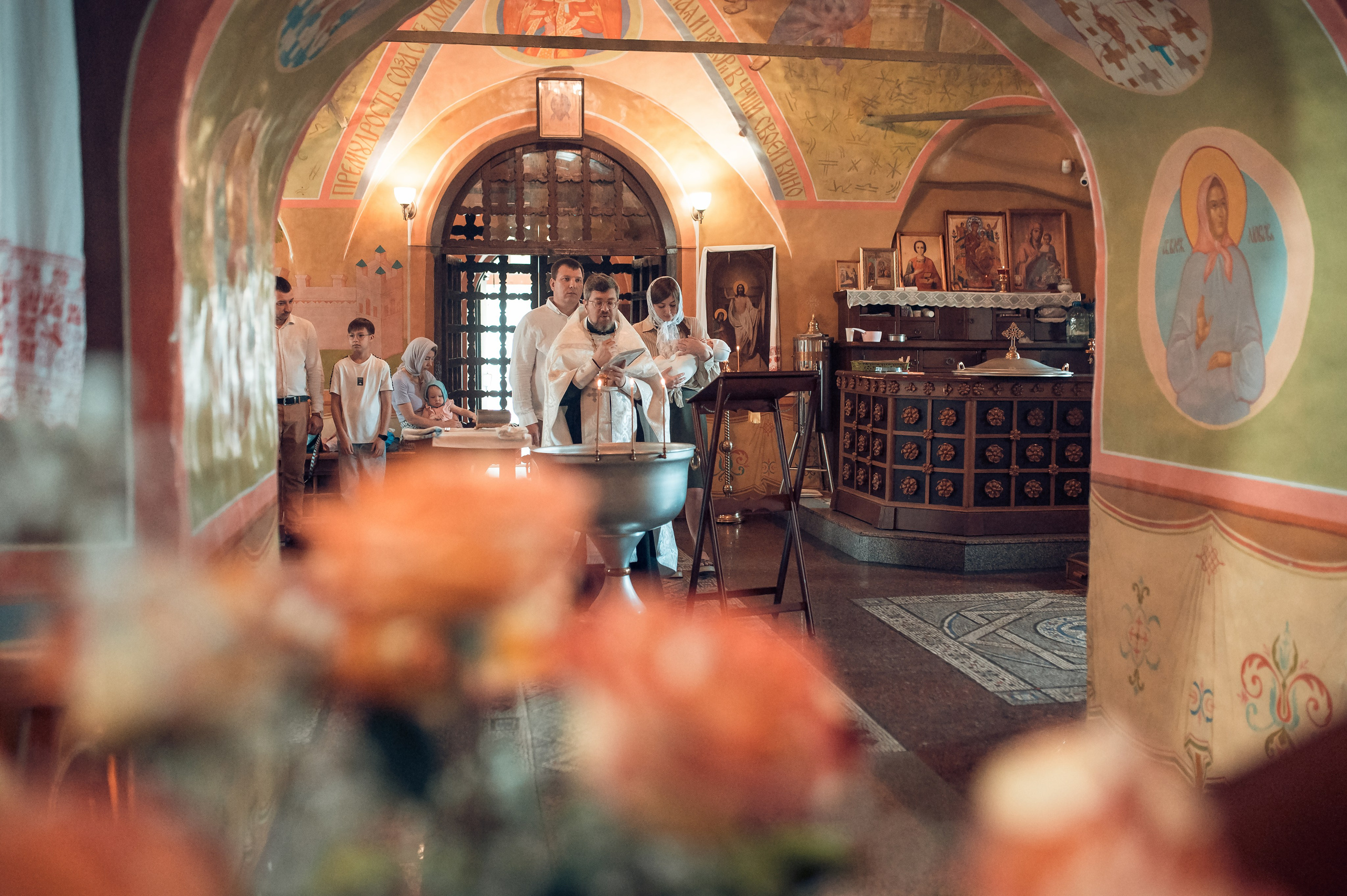 Таинство Крещения Спасо-Преображенский храм. Семейный фотограф Олеся Батурина Рязань