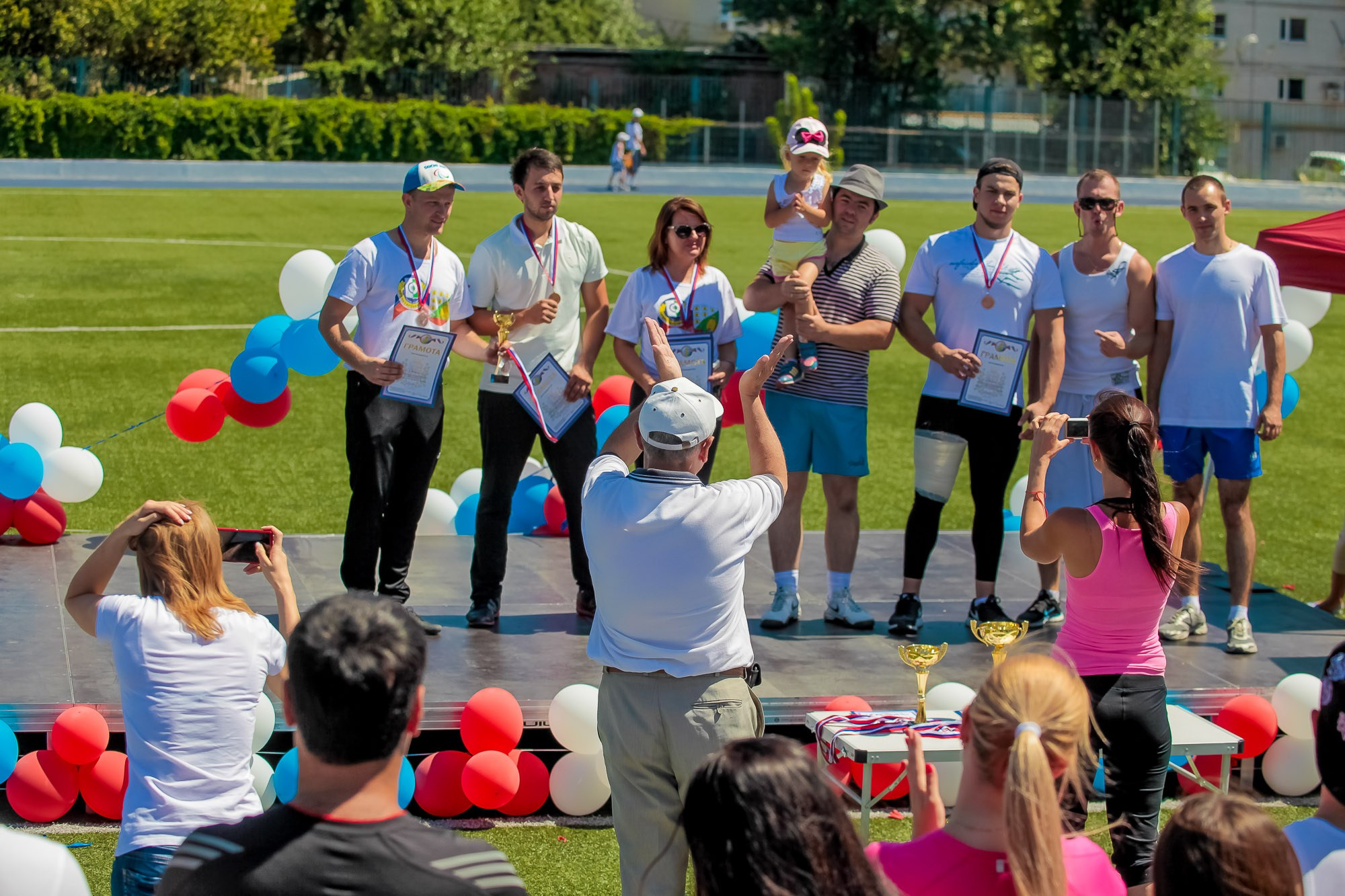 День Физкульт. Максим Матвийченко и Виктория Басова профессионалы своего дела