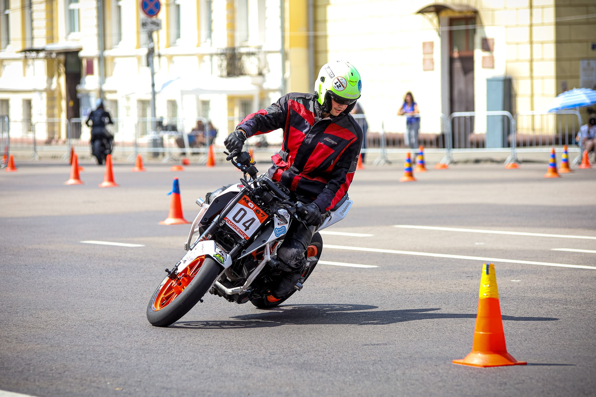 Кубок России по фигурному управлению мотоциклом. Спортивный фотограф Вадим Добедченков