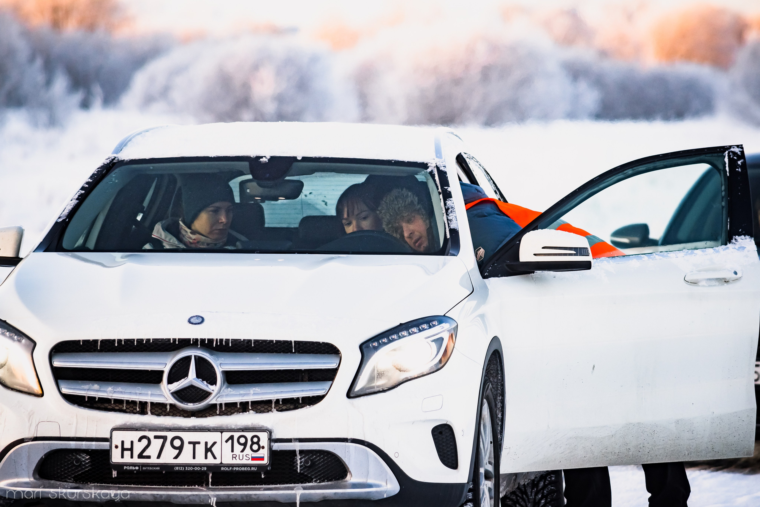 Контраварийная практика вождения автомобиля. Мотофотограф в Санкт-Петербурге Мария Скурская