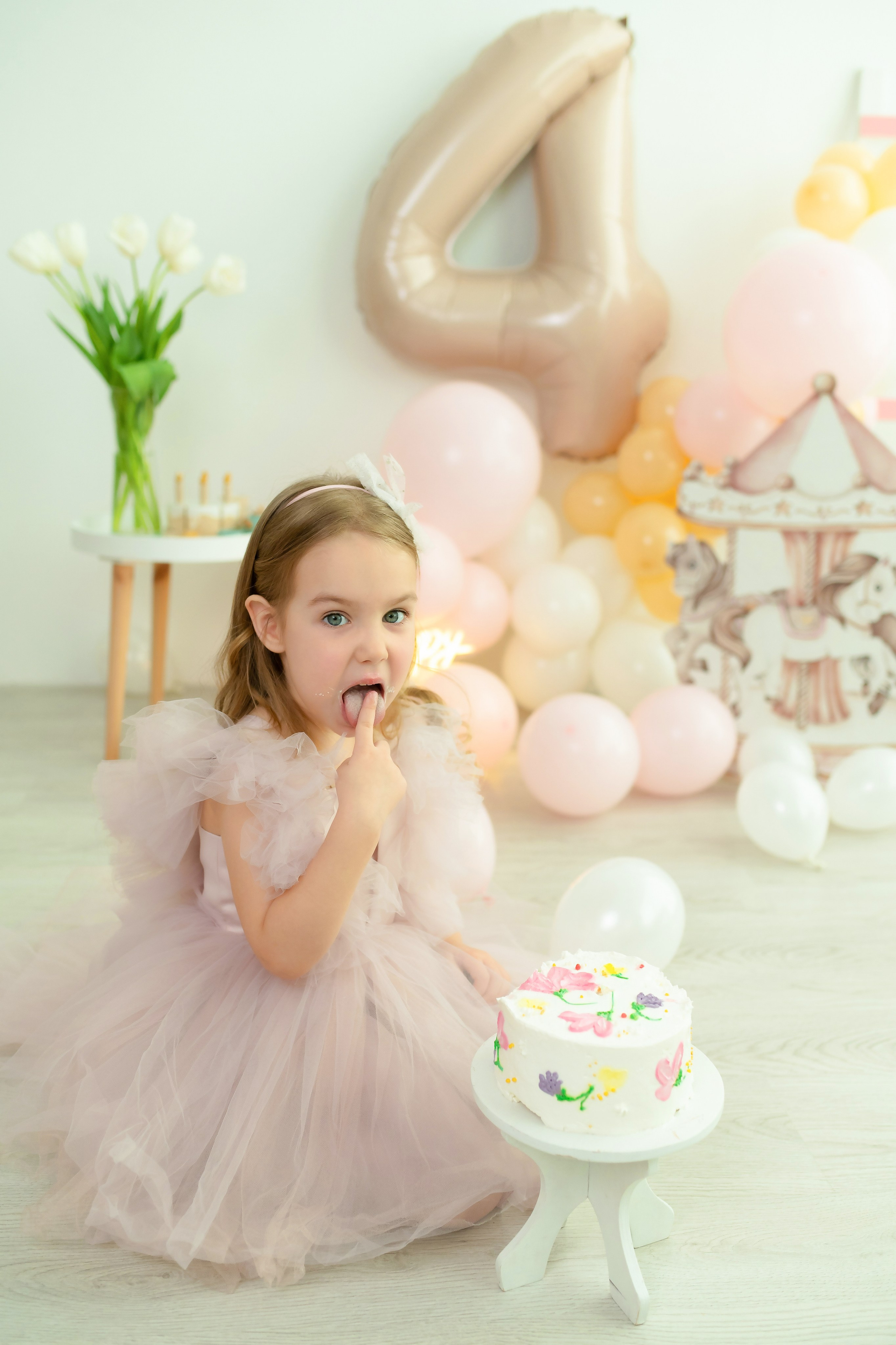 Фотосессия ко Дню Рождения! Алисе — 4 года!. Детский фотограф Ирина Глебова
