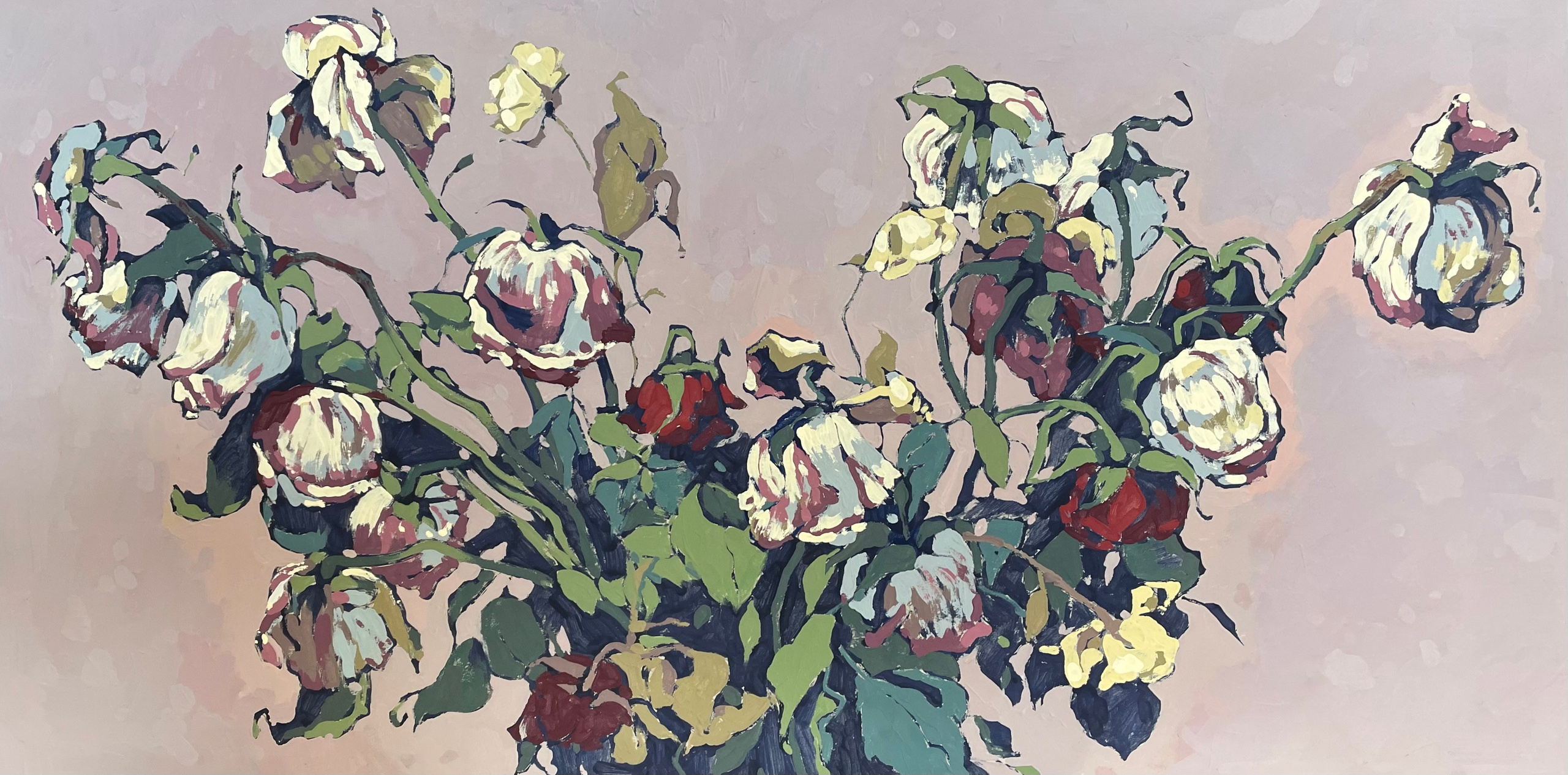 Цветы и натюрморты. Художница Лиза Владимирова