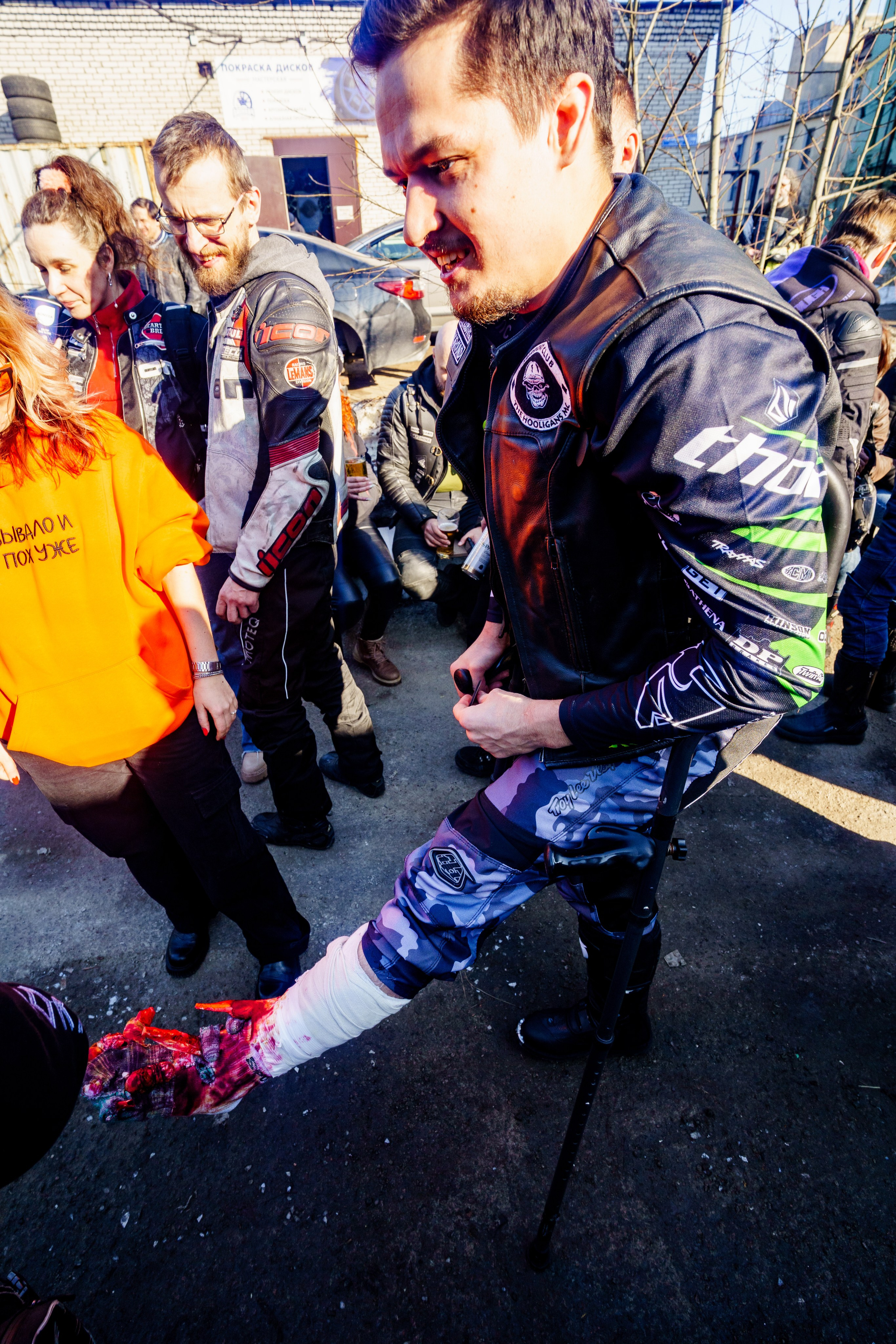 Прохват мотоклуба Norman Riders ч.2. Концертный и репортажный фотограф в Санкт-Петербурге Слава Пахомов