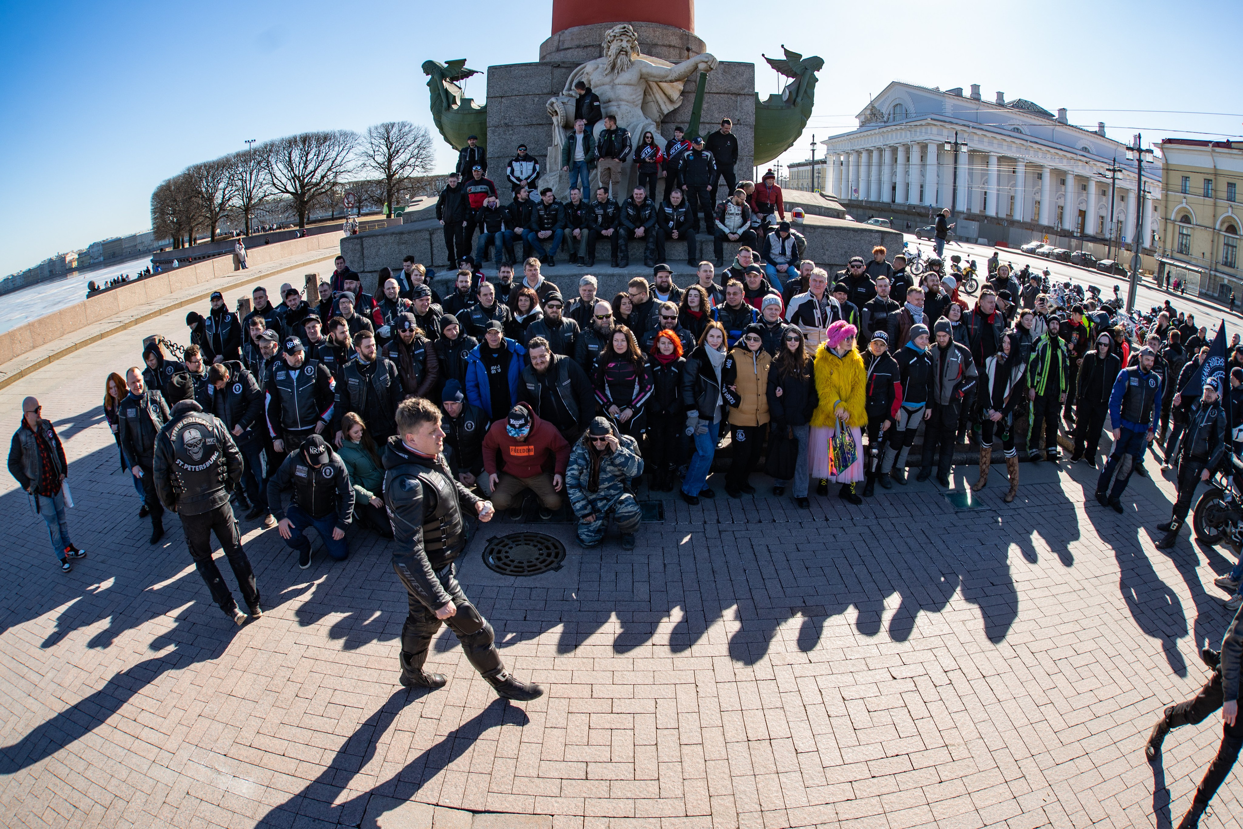 Весенний прохват мотоклуба Normans Riders MC. Концертный и репортажный фотограф в Санкт-Петербурге Слава Пахомов