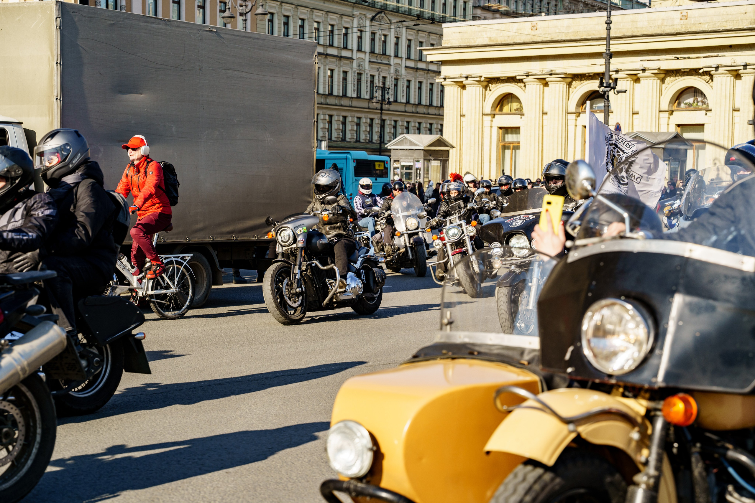 Прохват мотоклуба Norman Riders ч.1. Концертный и репортажный фотограф в Санкт-Петербурге Слава Пахомов