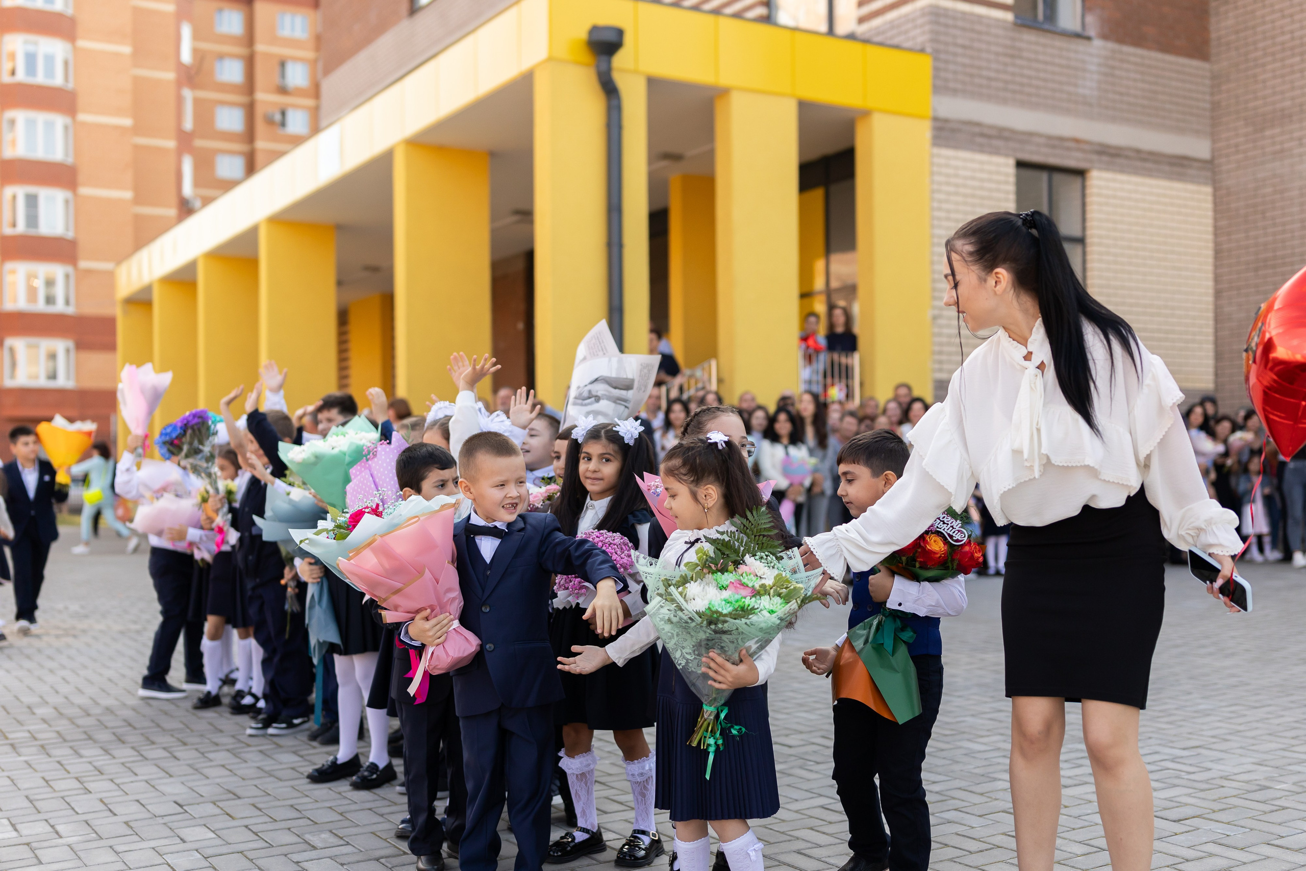 Линейка 1 сентября. Профессиональный Фотограф в Москве Андрей Славнов