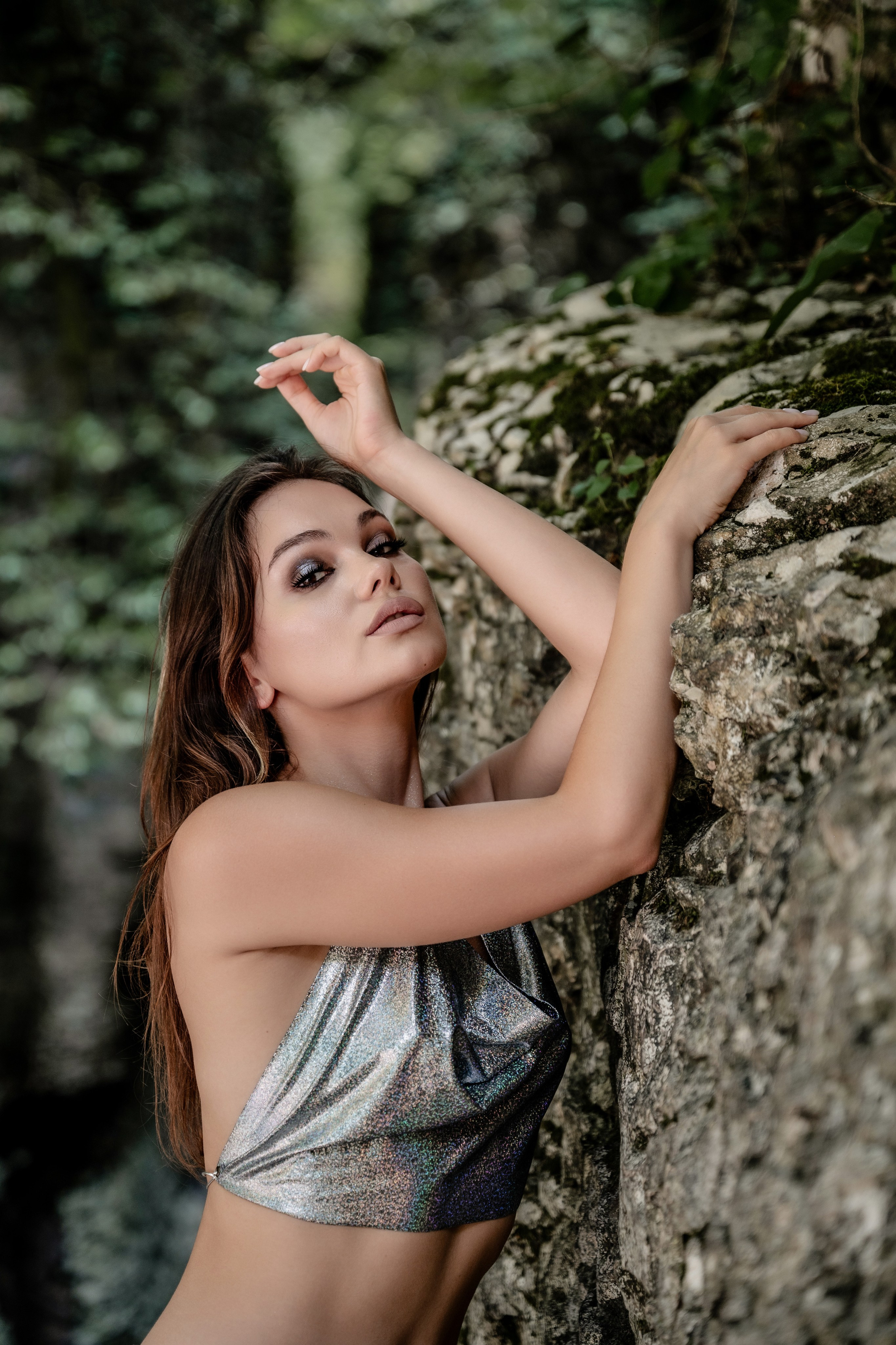 Юля водопады. Наталья Слесаренко фотограф в Сочи