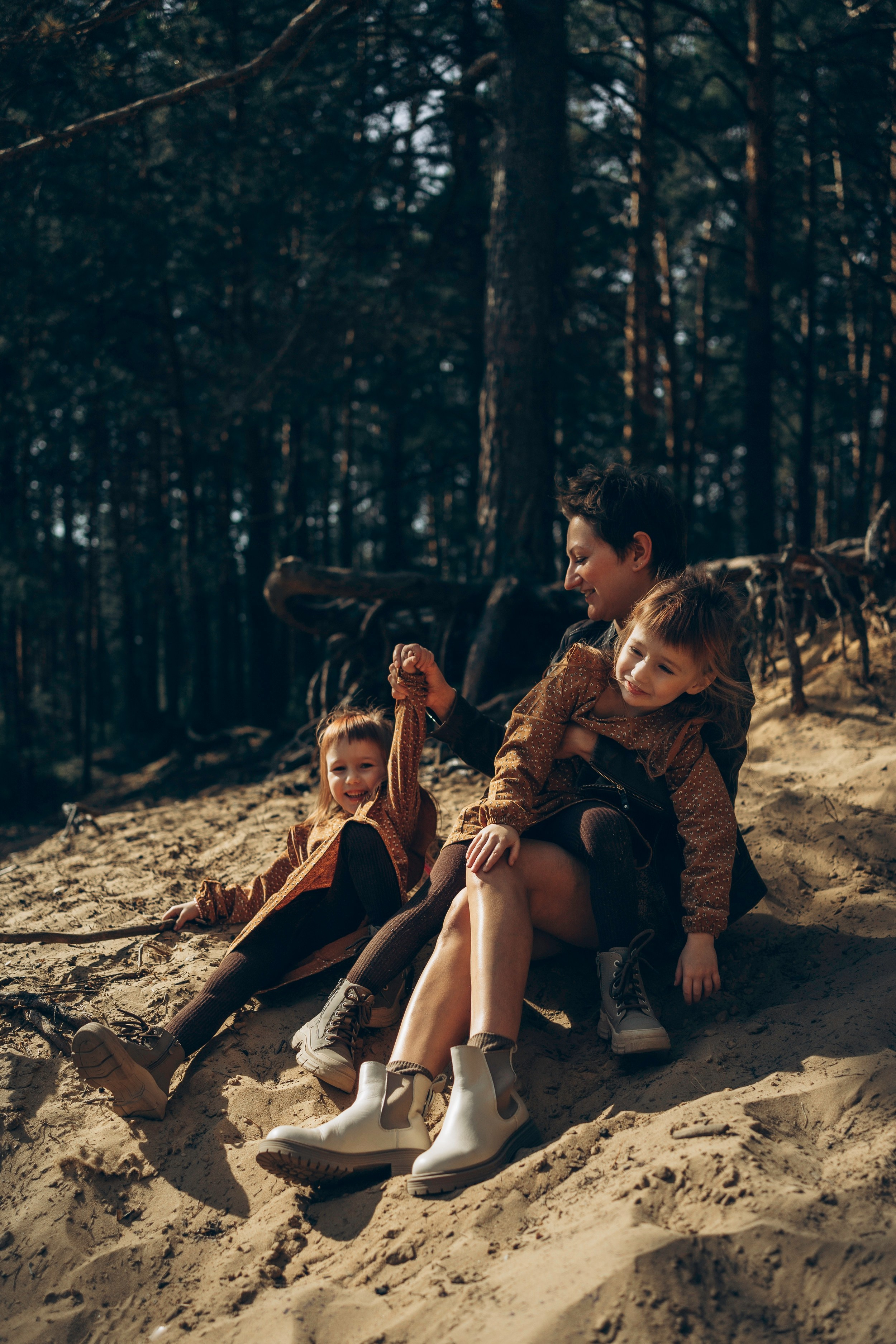 Семейная история на природе. Семейный фотограф в Калуге Ирина Алдохина